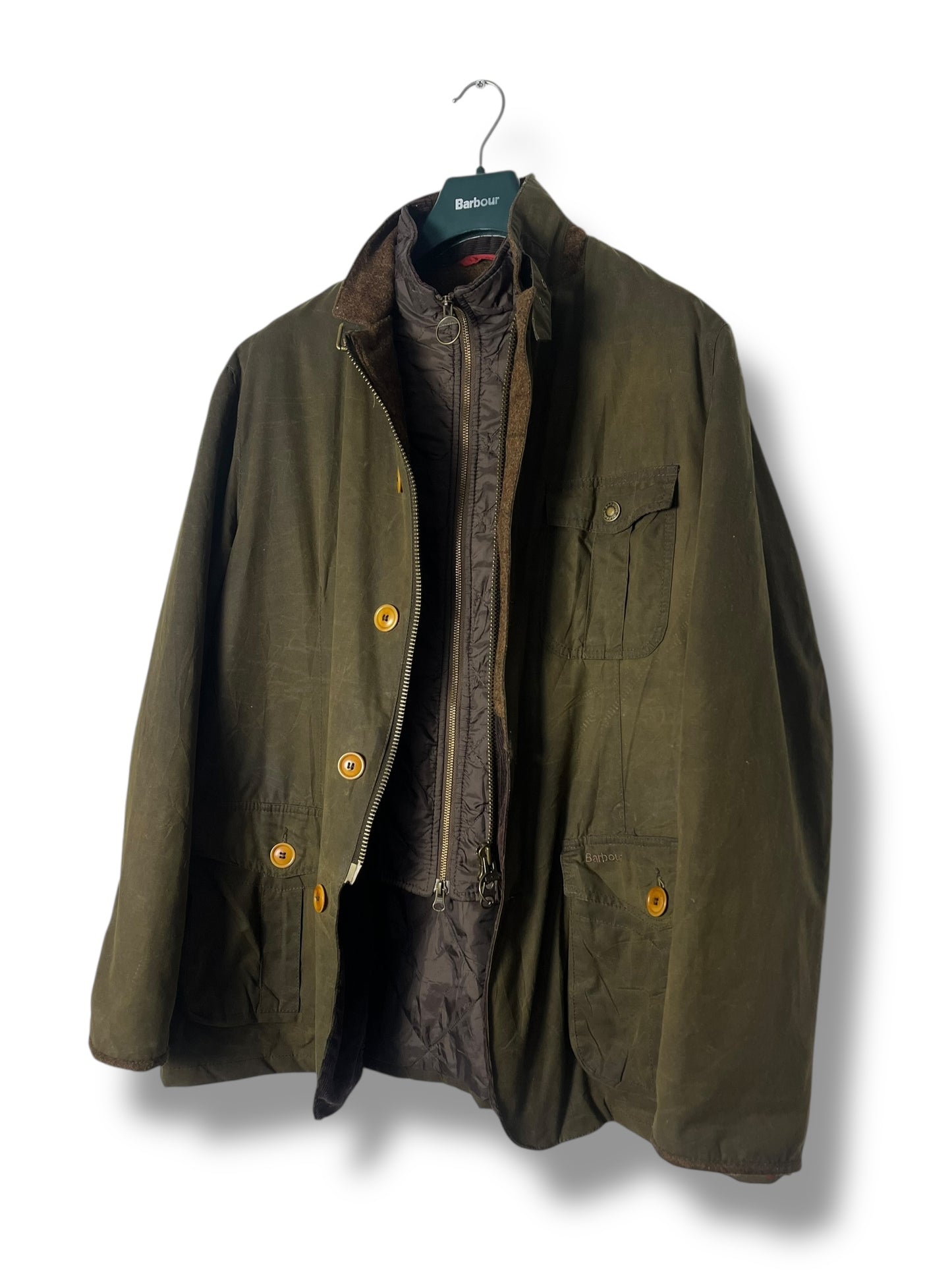 Barbour Kempt Wax Jacket – XXL (fits XL) – Moon Wool Collaboration