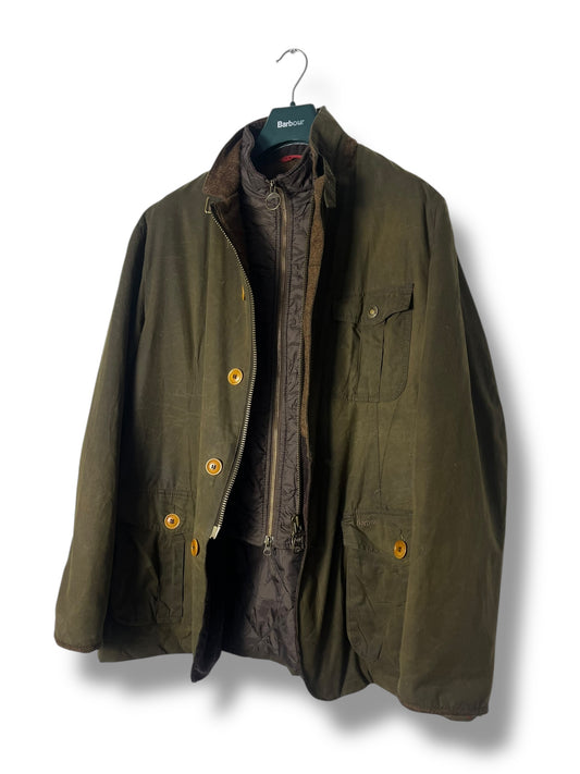 Barbour Kempt Wax Jacket – XXL (fits XL) – Moon Wool Collaboration