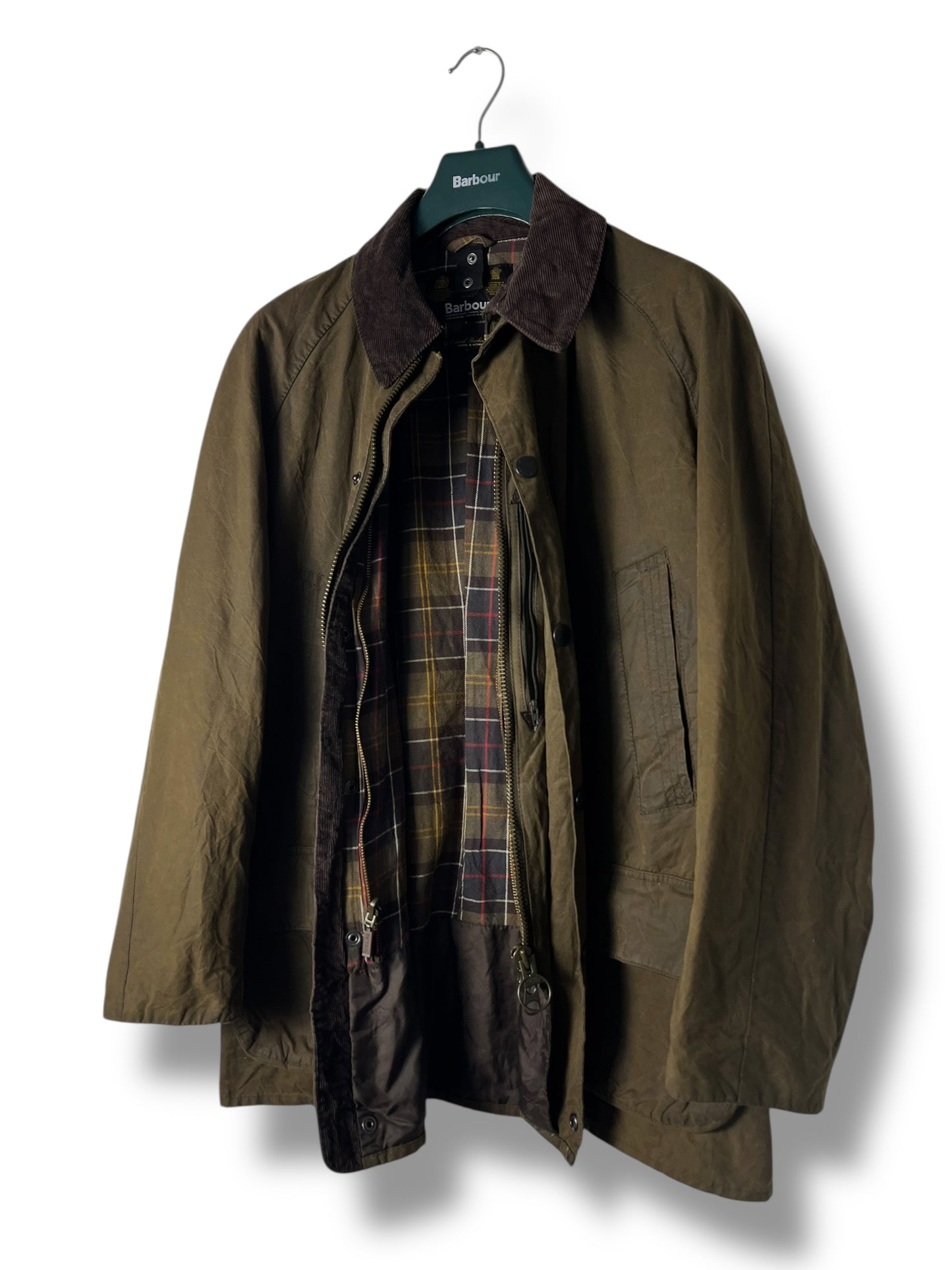 Barbour Bristol Jacket Wax Jacket – Olive – Size L