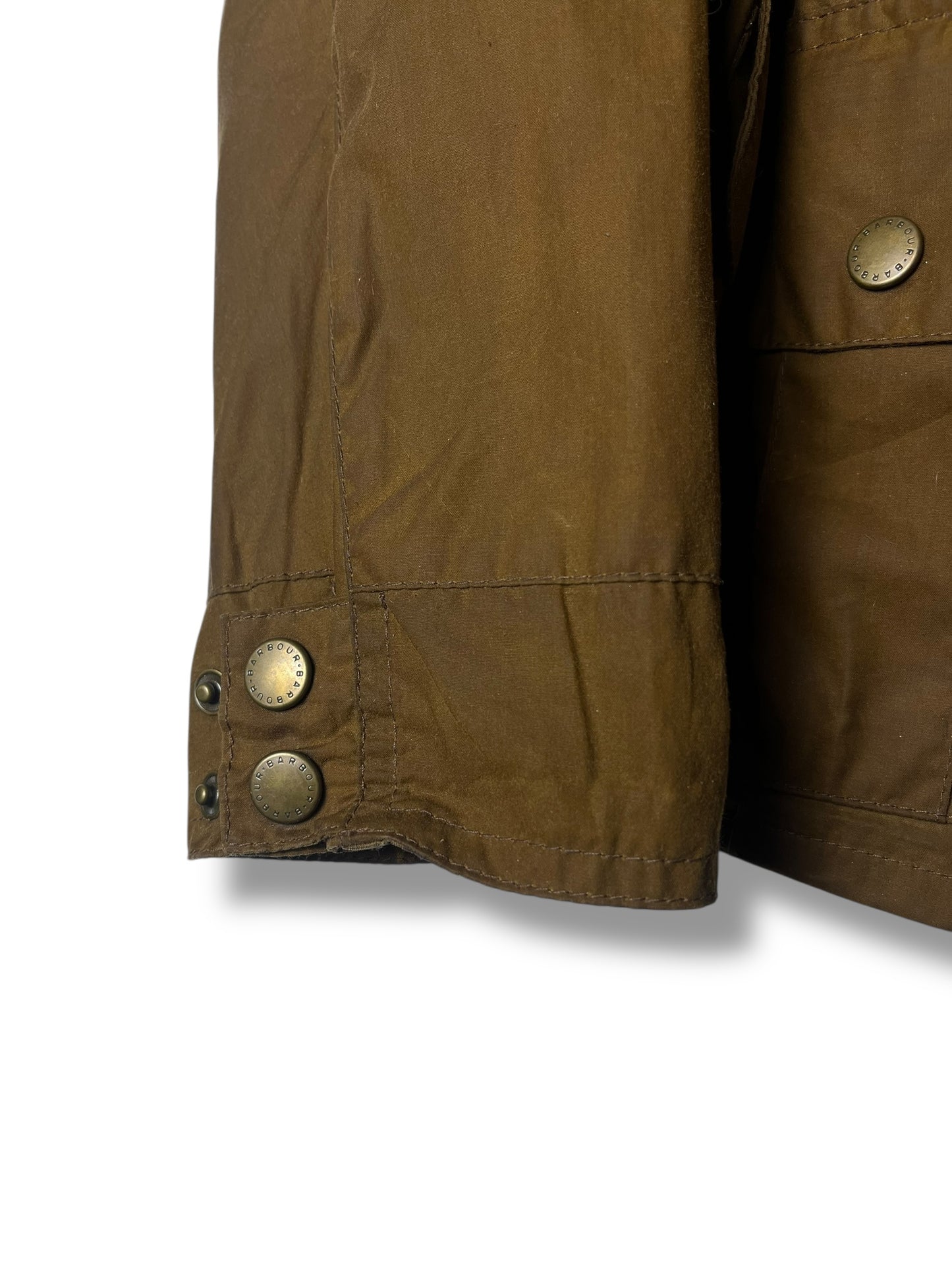 Barbour Amelia Flyweight Wax Jacket – Sandstone – UK 12
