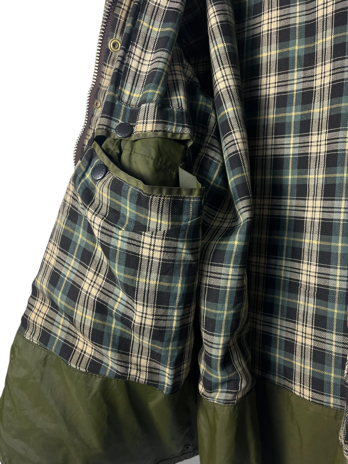 Barbour Border C46 Vintage 1988 – Olive Green