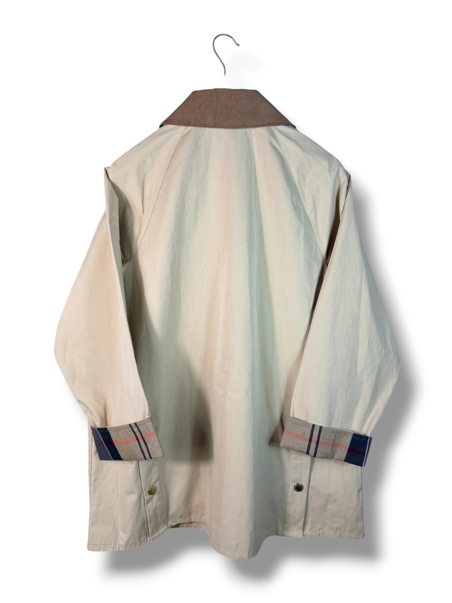 Barbour Glynis Women’s Beige Cotton Jacket Cropped Summer UK16 XL