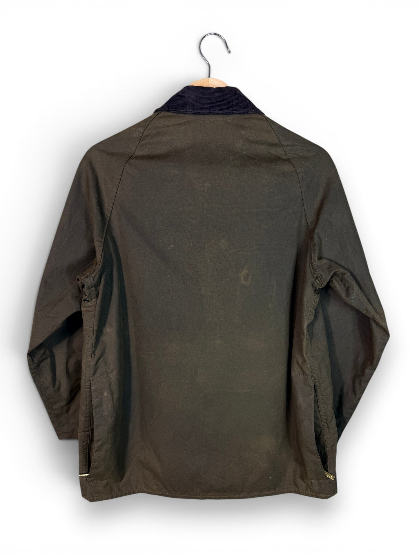 Barbour Beaufort Kids Wax Jacket Olive 15 years Made in England