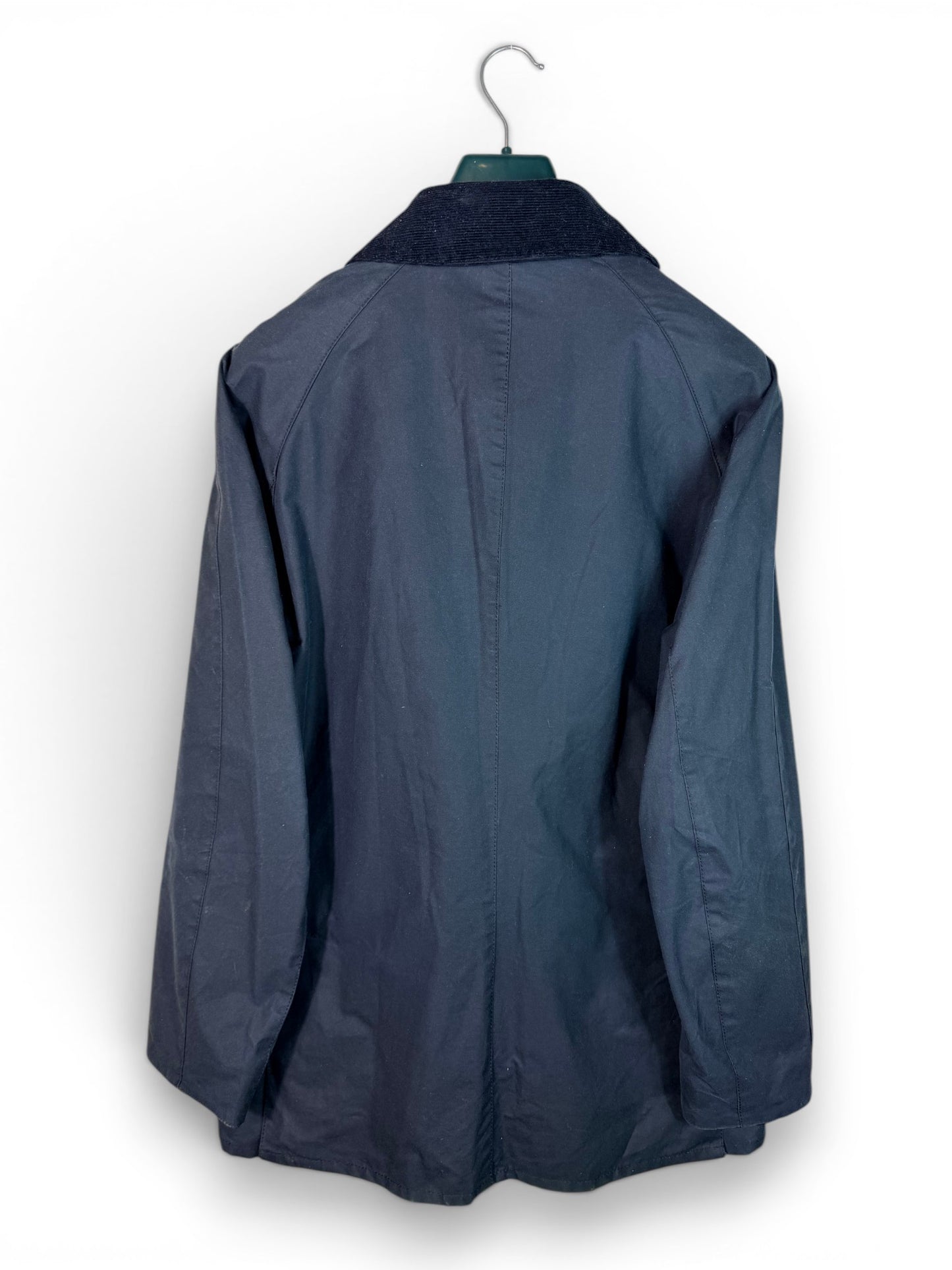 Barbour Ashby Wax Jacket Navy Blue XL Slim Fit