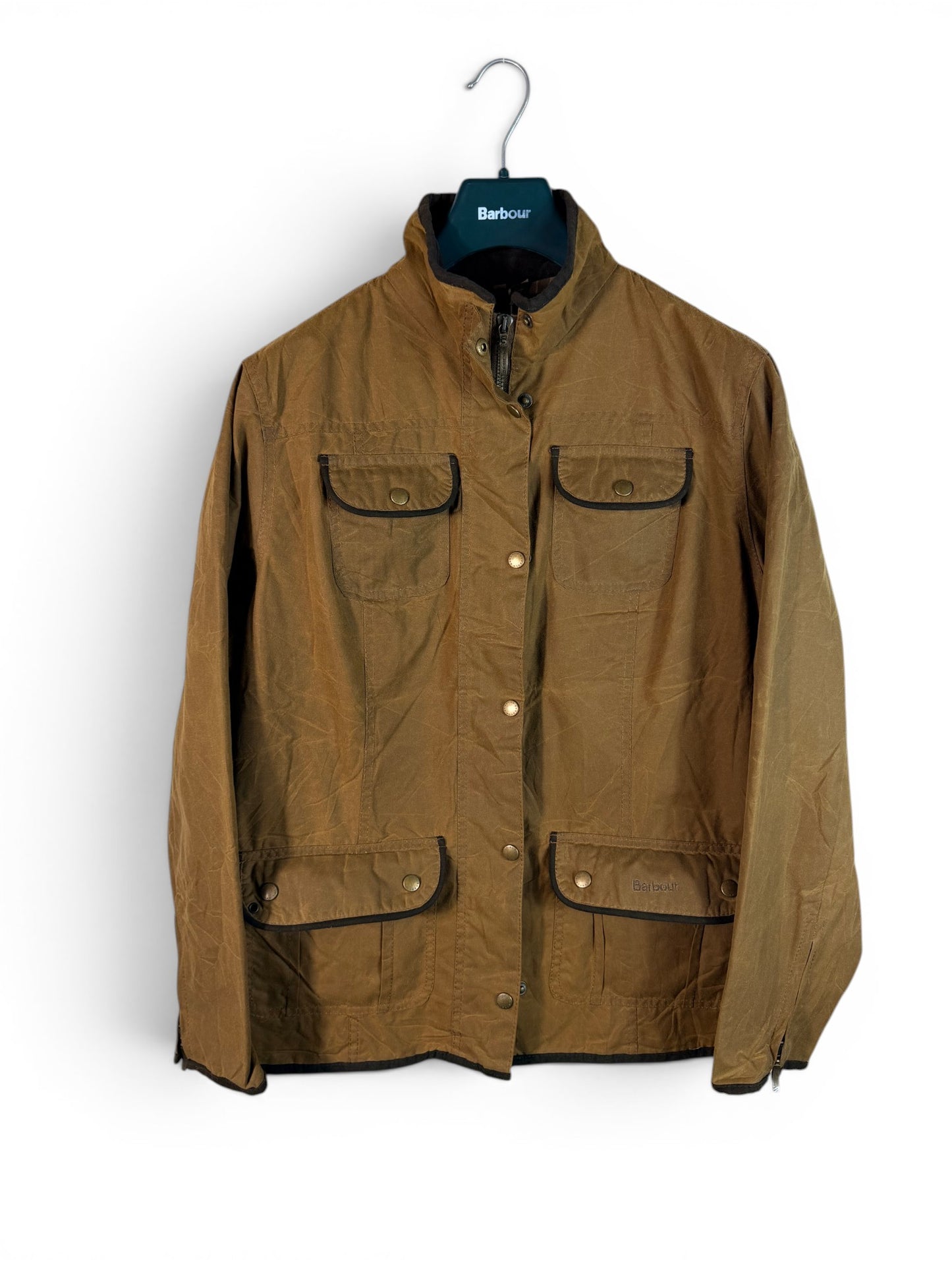 Barbour Utility Wax Jacket Sandstone UK20 Women’s XL