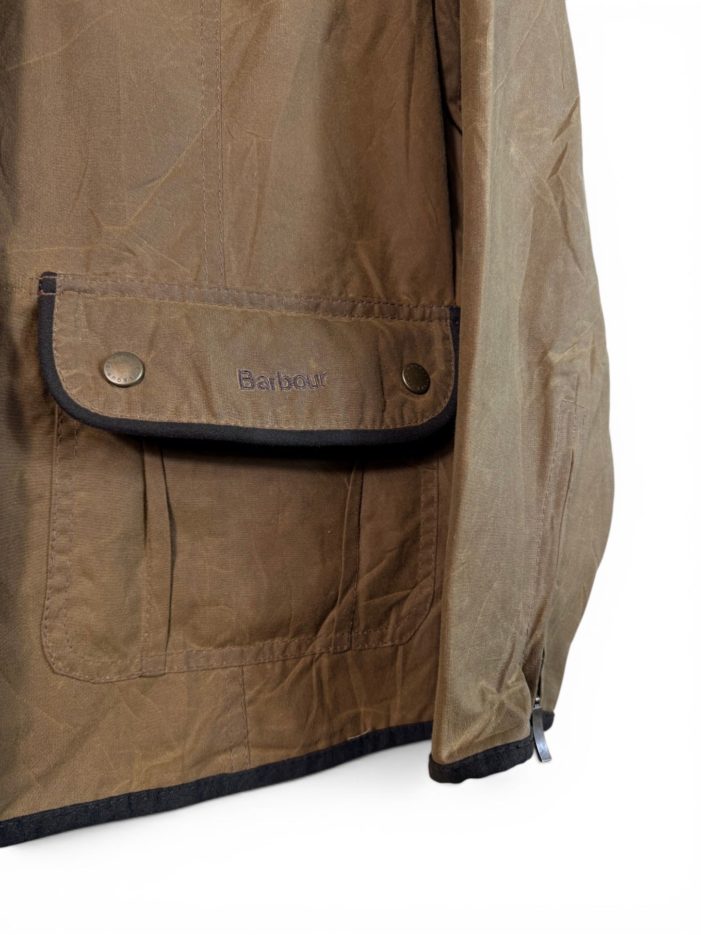 Barbour Utility Wax Jacket Sandstone UK20 Women’s XL