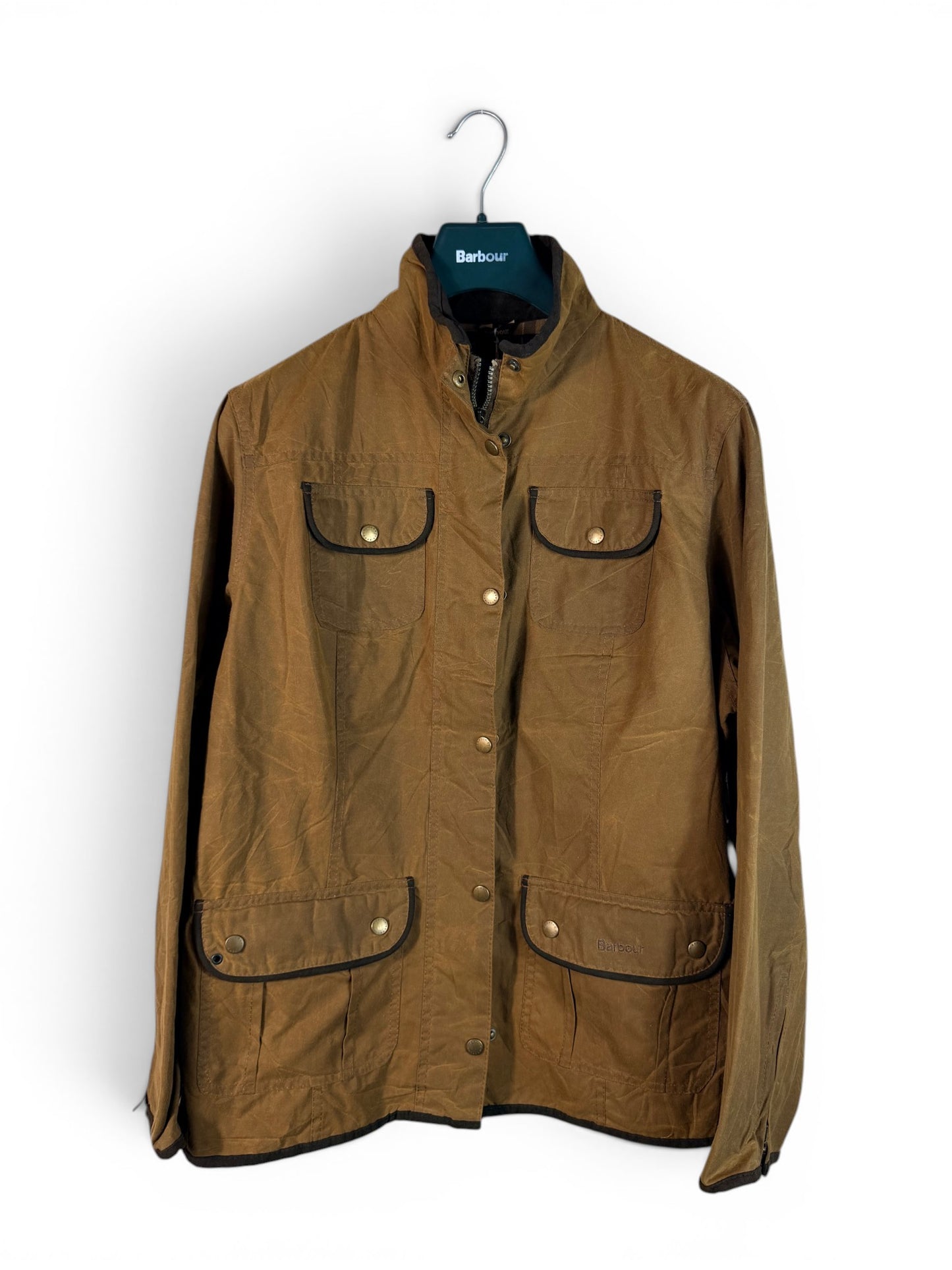 Barbour Utility Wax Jacket Sandstone UK20 Women’s XL