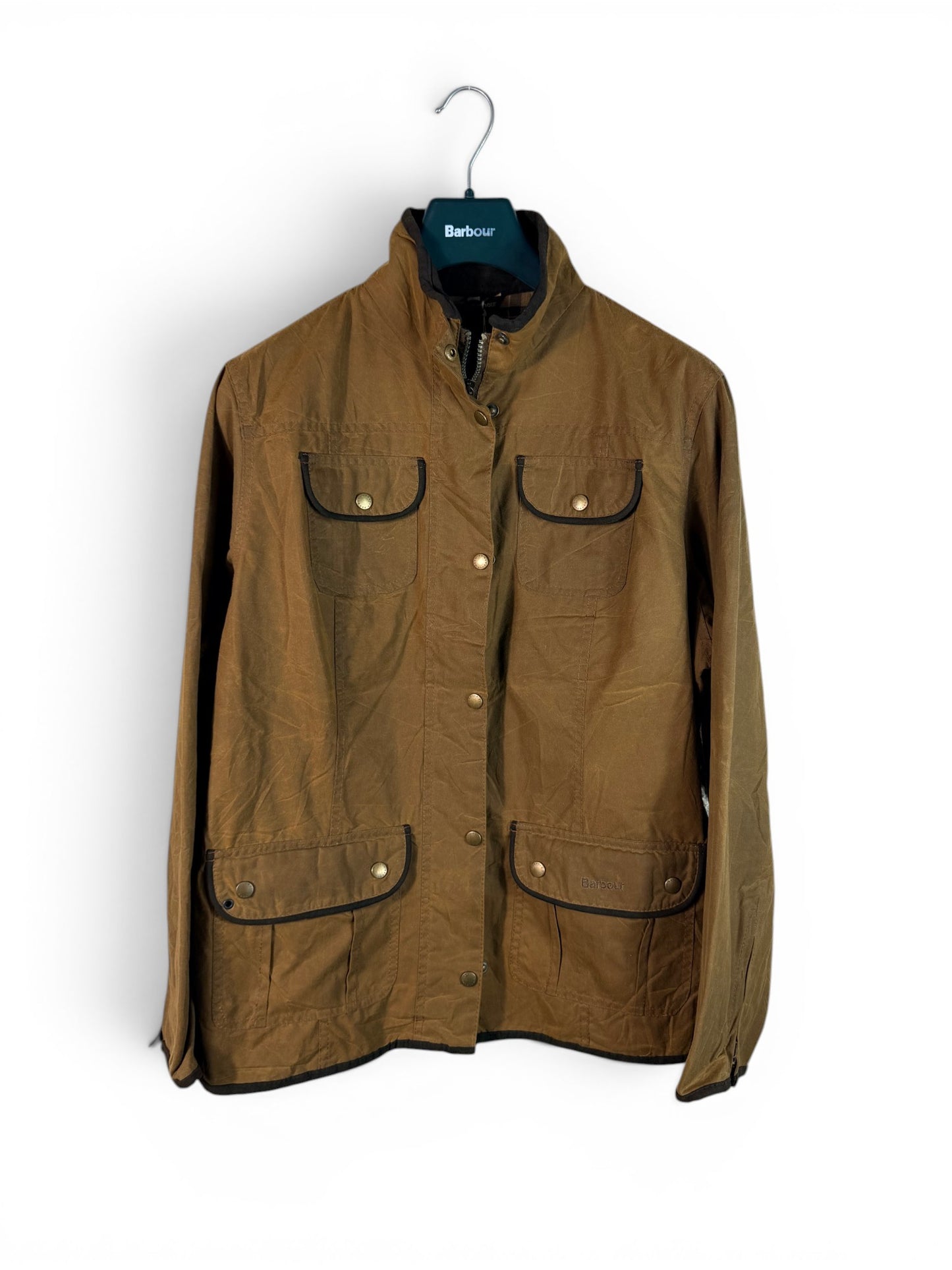 Barbour Utility Wax Jacket Sandstone UK20 Women’s XL