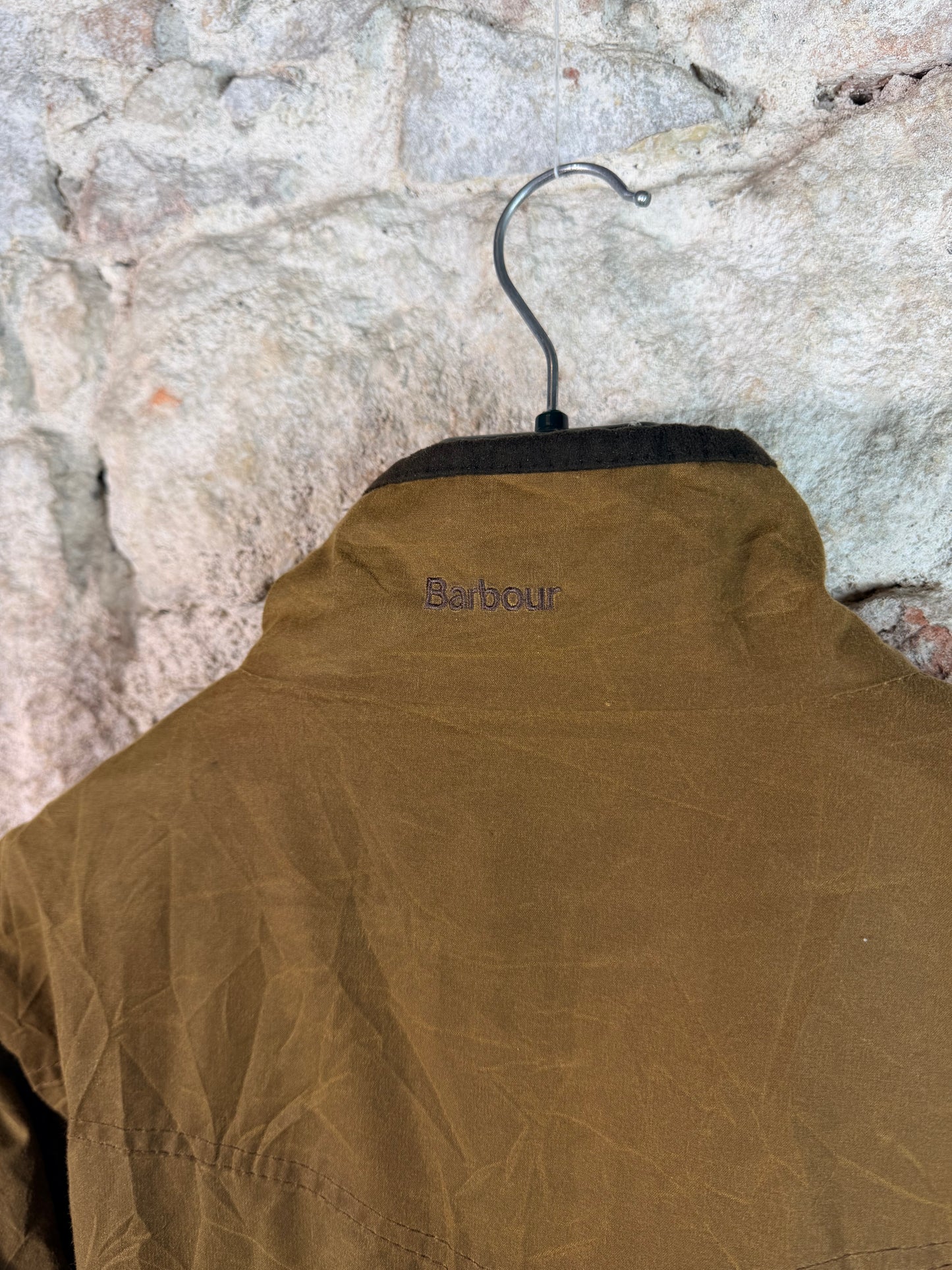 Barbour Utility Wax Jacket Sandstone UK20 Women’s XL