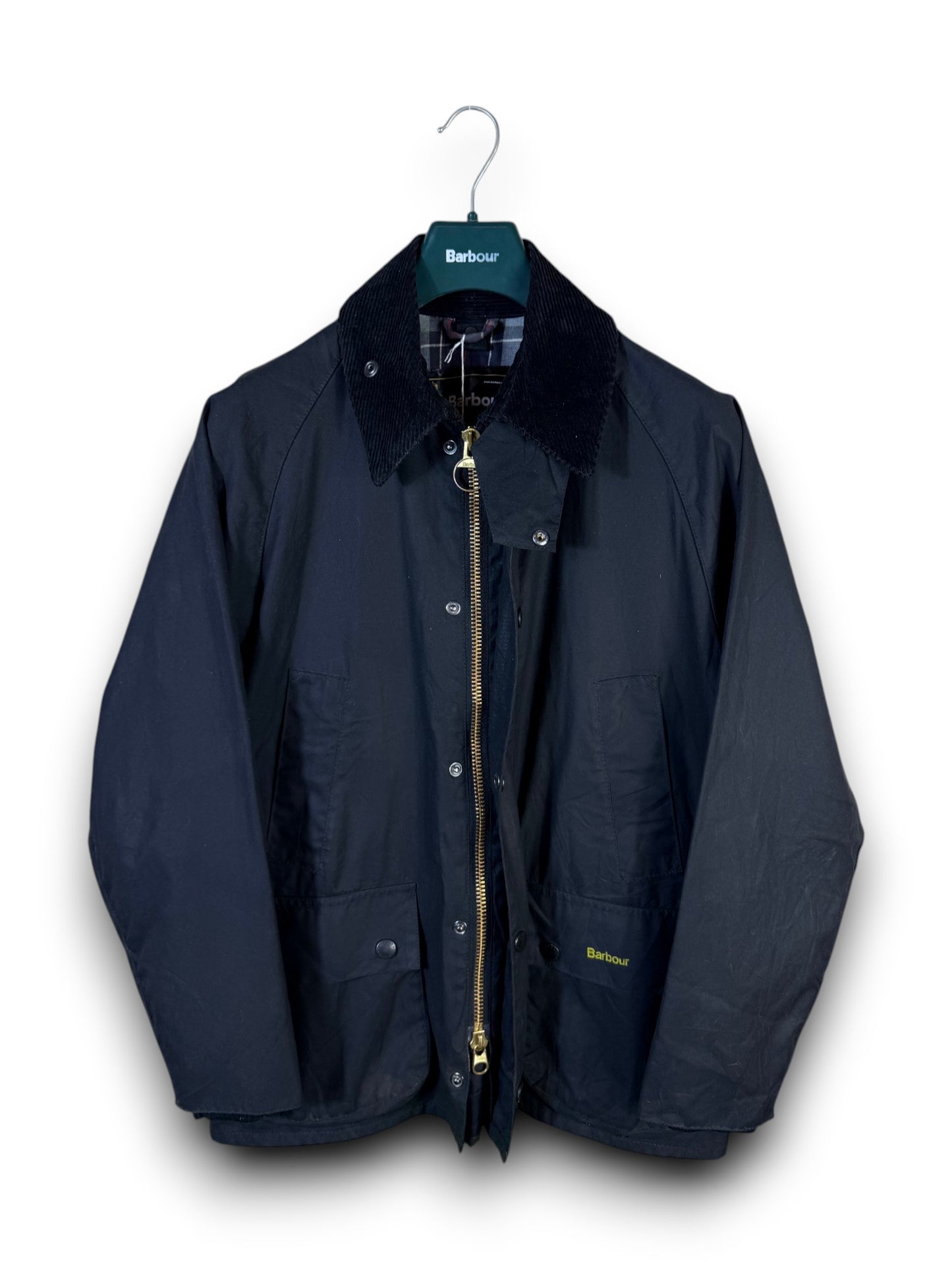 Barbour Bedale Wax Jacket Black Size S Made in England