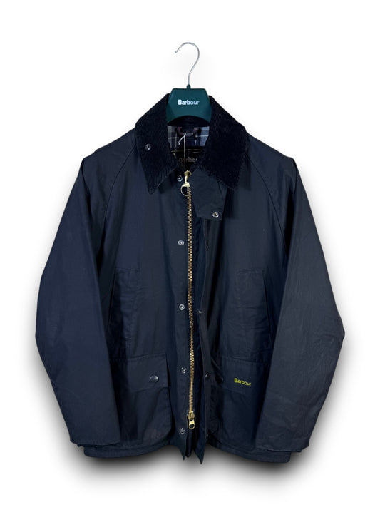 Barbour Bedale Wax Jacket Black Size S Made in England