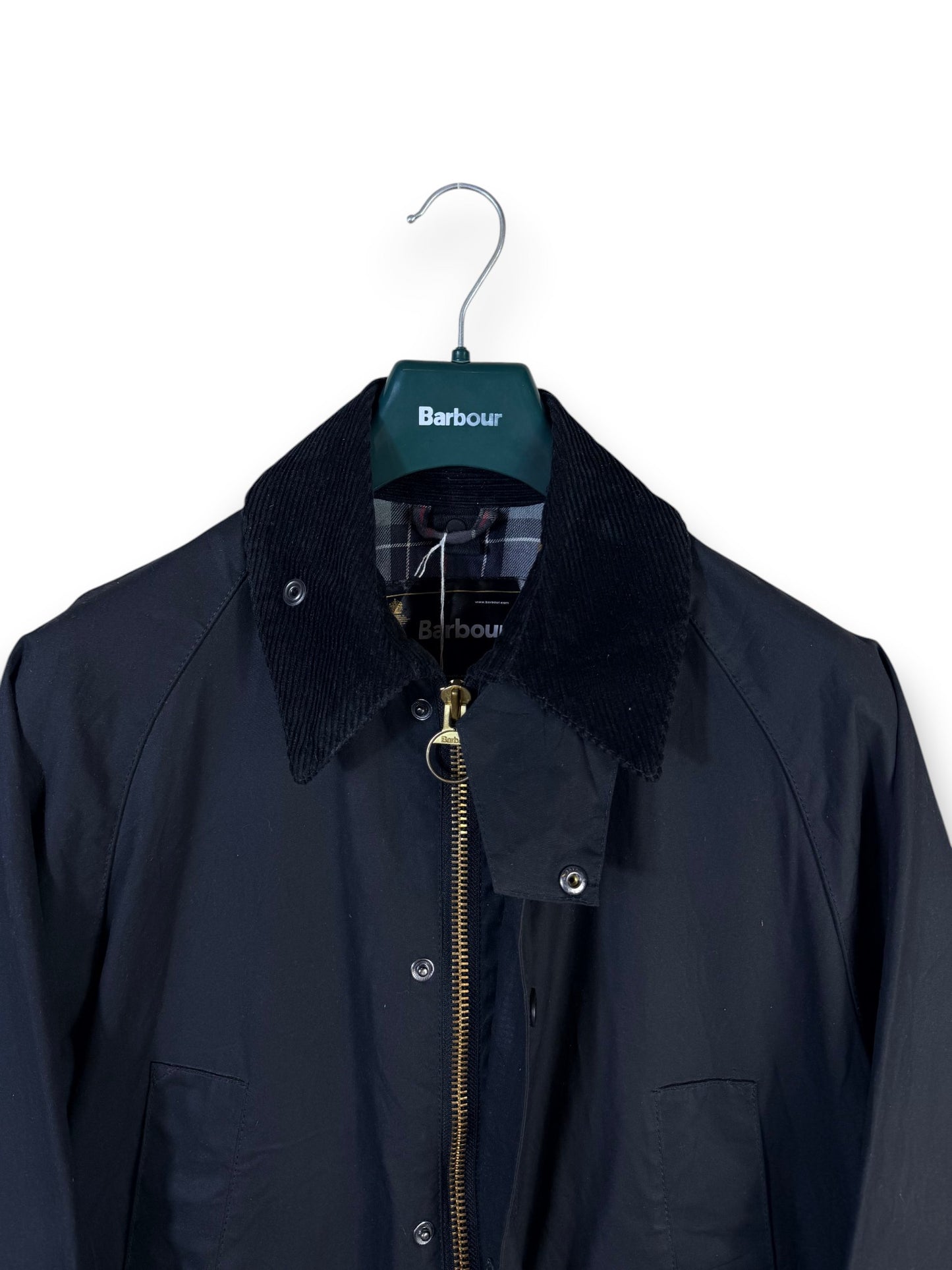 Barbour Bedale Wax Jacket Black Size S Made in England