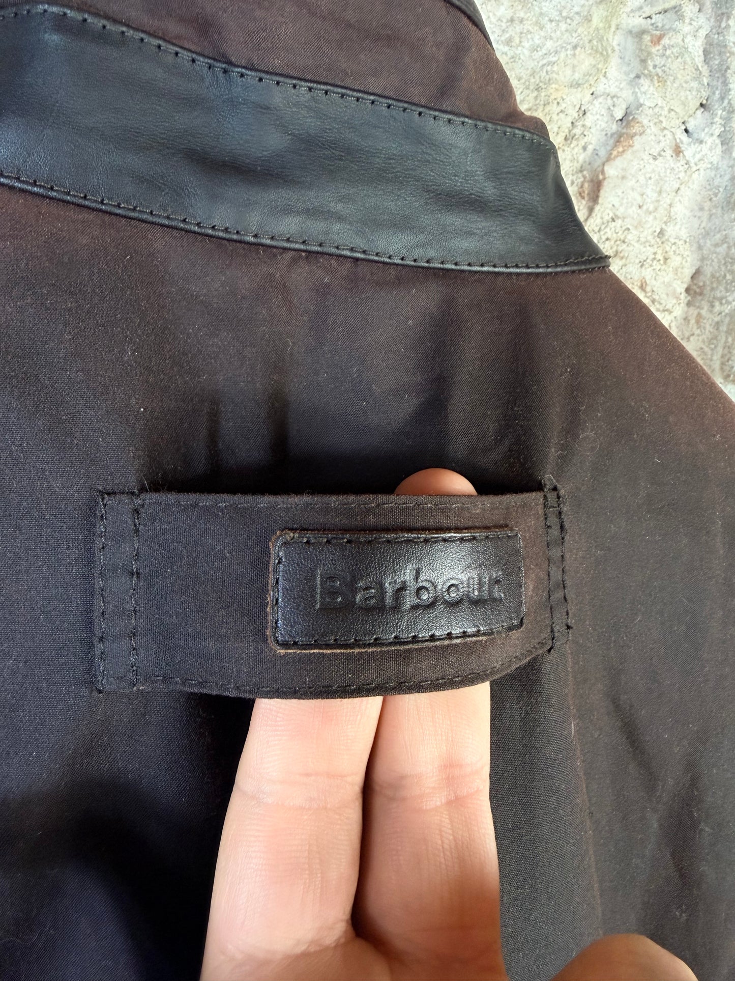 Barbour Prestbury Wax Jacket Brown XXL Quilted Lined