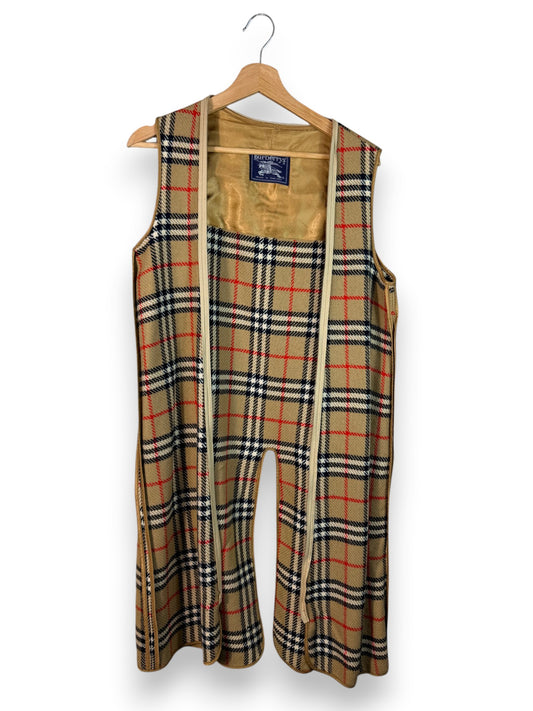 Burberrys’ Vintage Wool Lining Vest – Women’s UK8 – Made in England