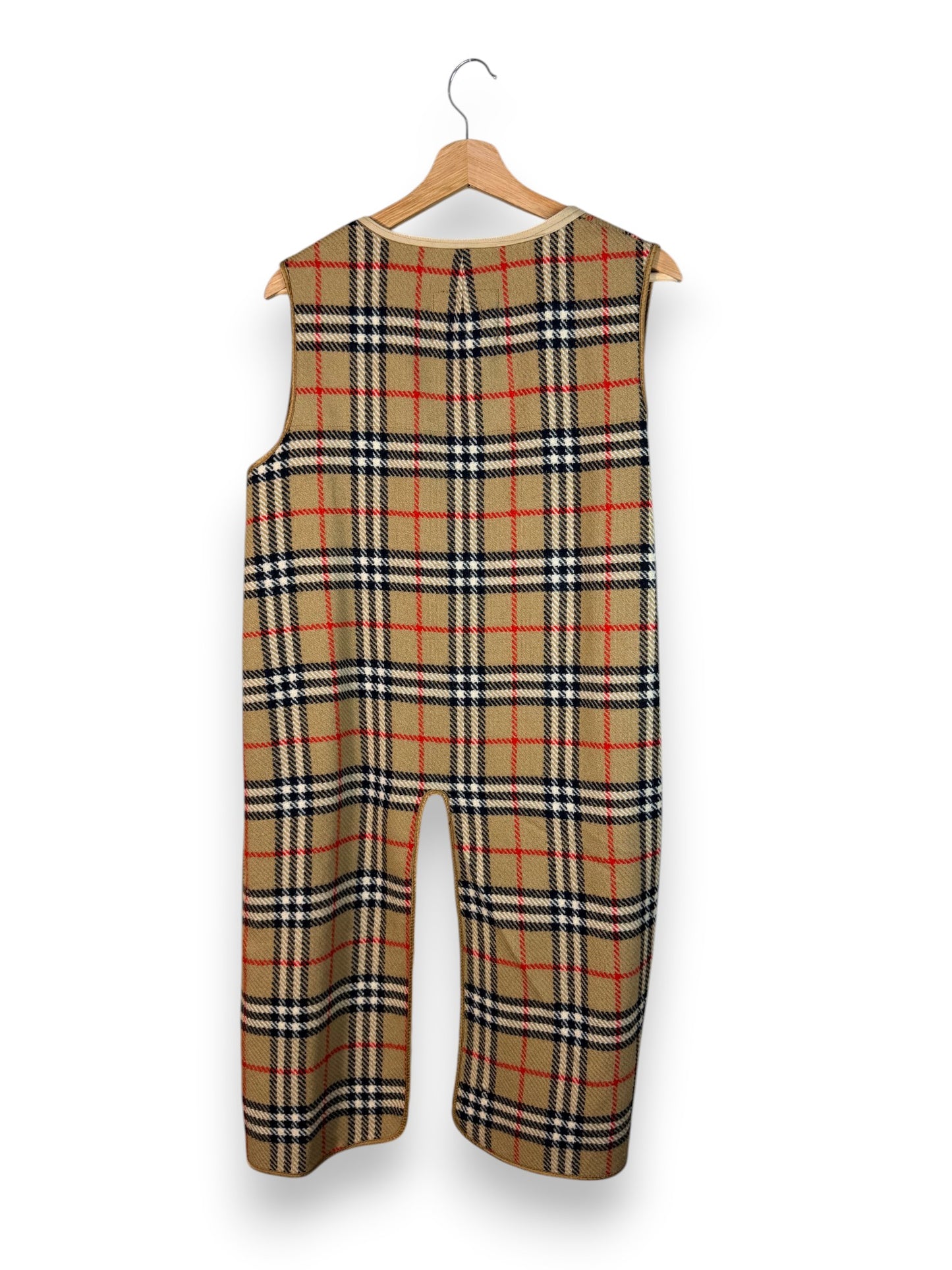 Burberrys’ Vintage Wool Lining Vest – Women’s UK8 – Made in England