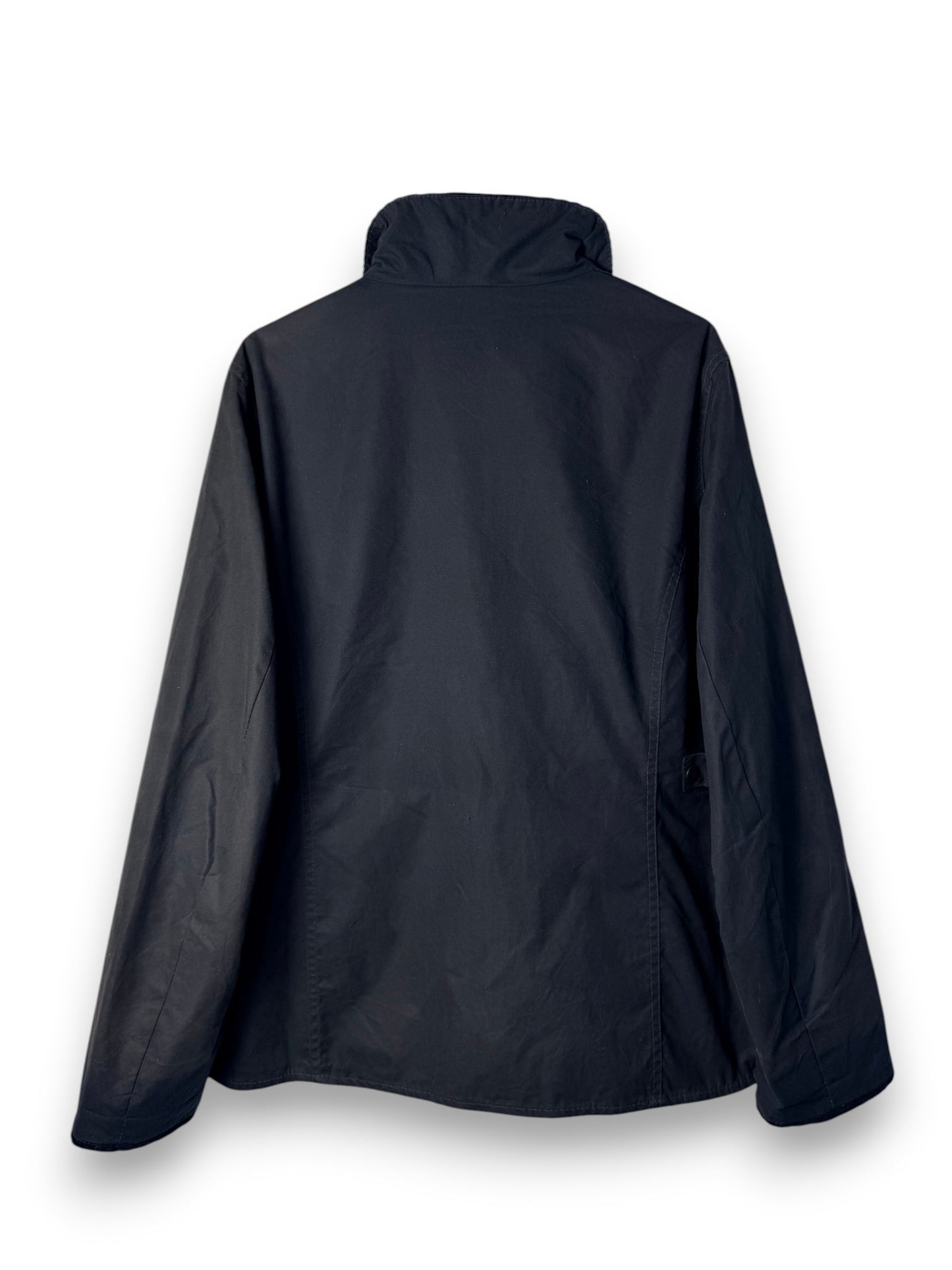 Barbour Lady Utility 2 Pocket Wax Jacket Navy – UK 16 / XL