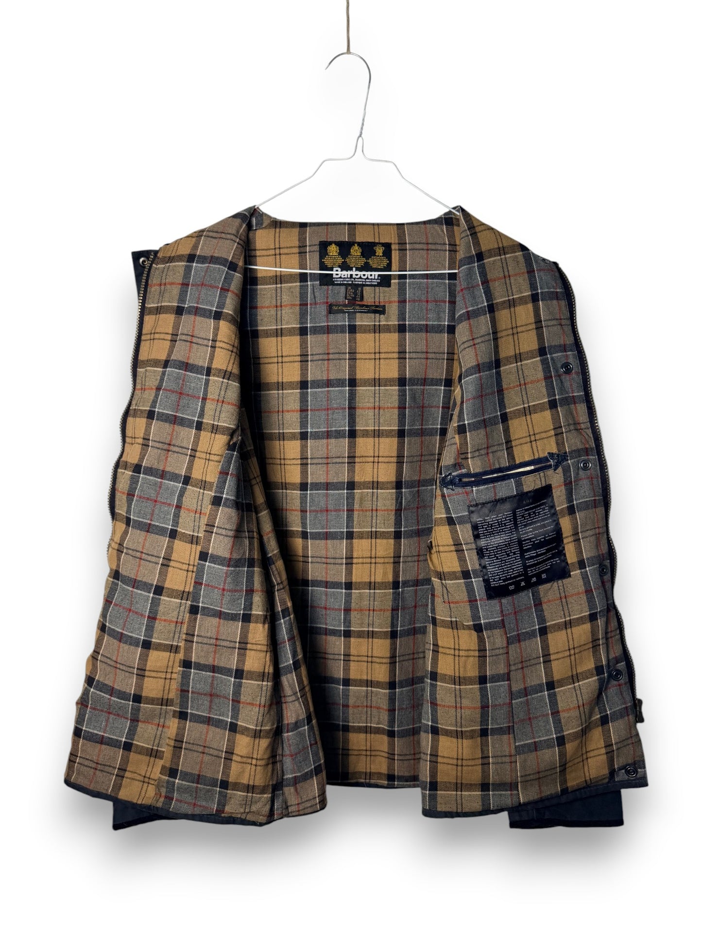 Barbour Lady Utility 2 Pocket Wax Jacket Navy – UK 16 / XL