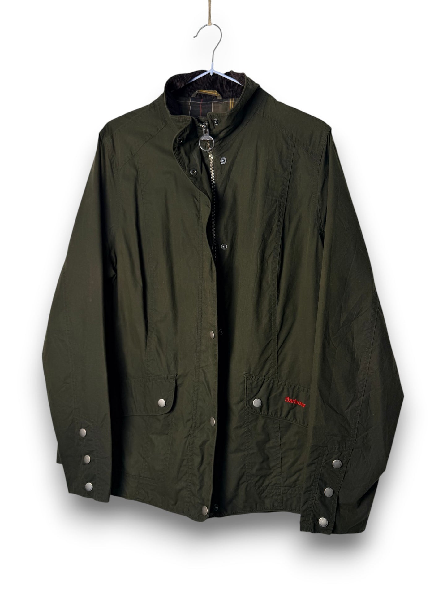 Barbour Ferndown Wax Jacket – Sage Green – UK 20 fits XL