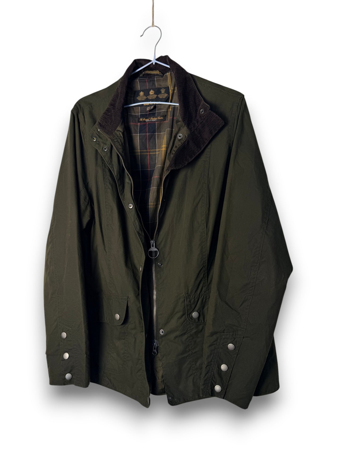 Barbour Ferndown Wax Jacket – Sage Green – UK 20 fits XL