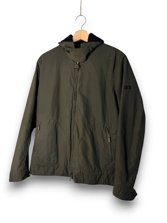 Barbour International Sherpa Jacket – Grey – Size S