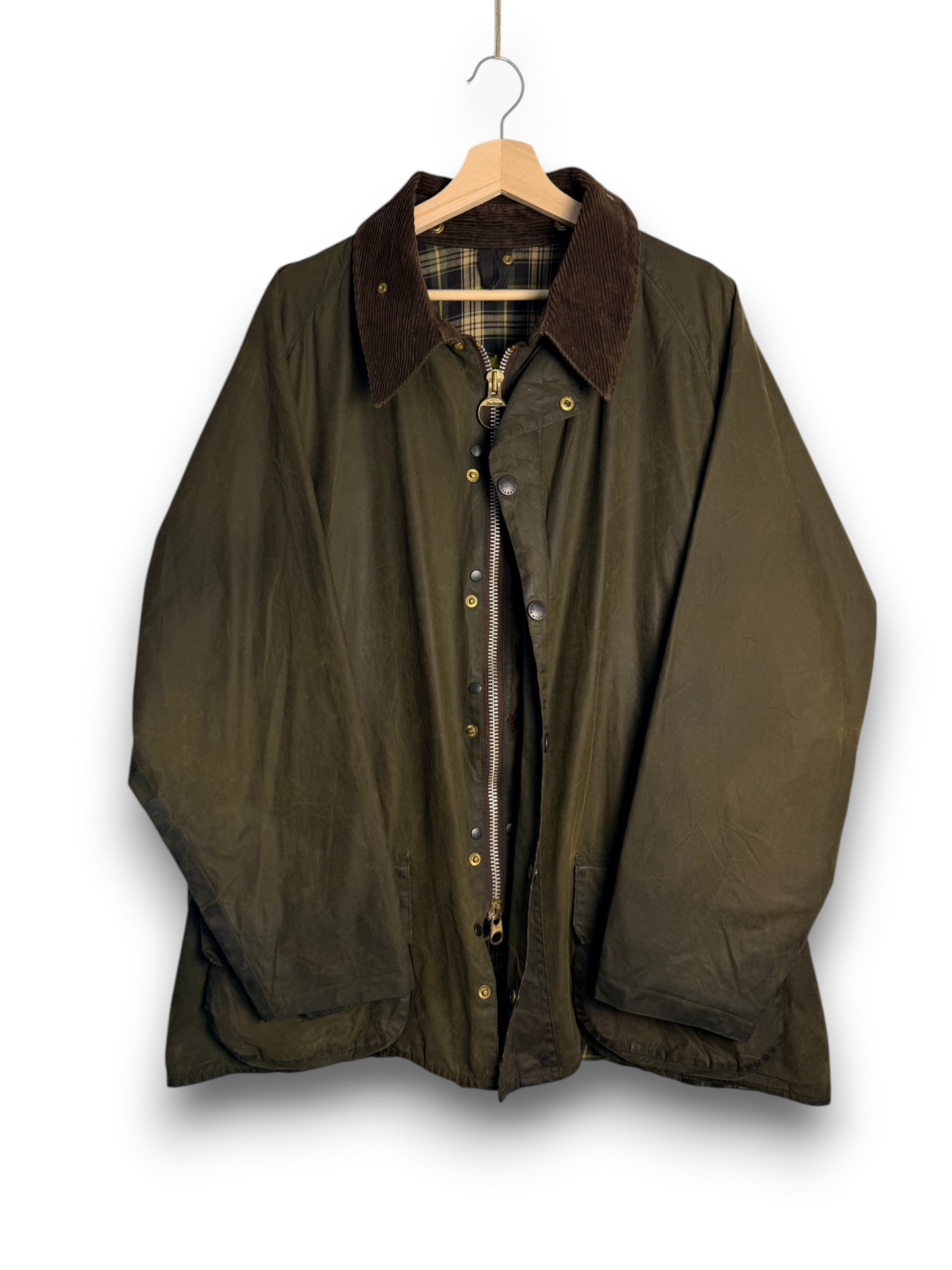Barbour Beaufort 1992 Sage Green C52 / XXL Vintage Made in England