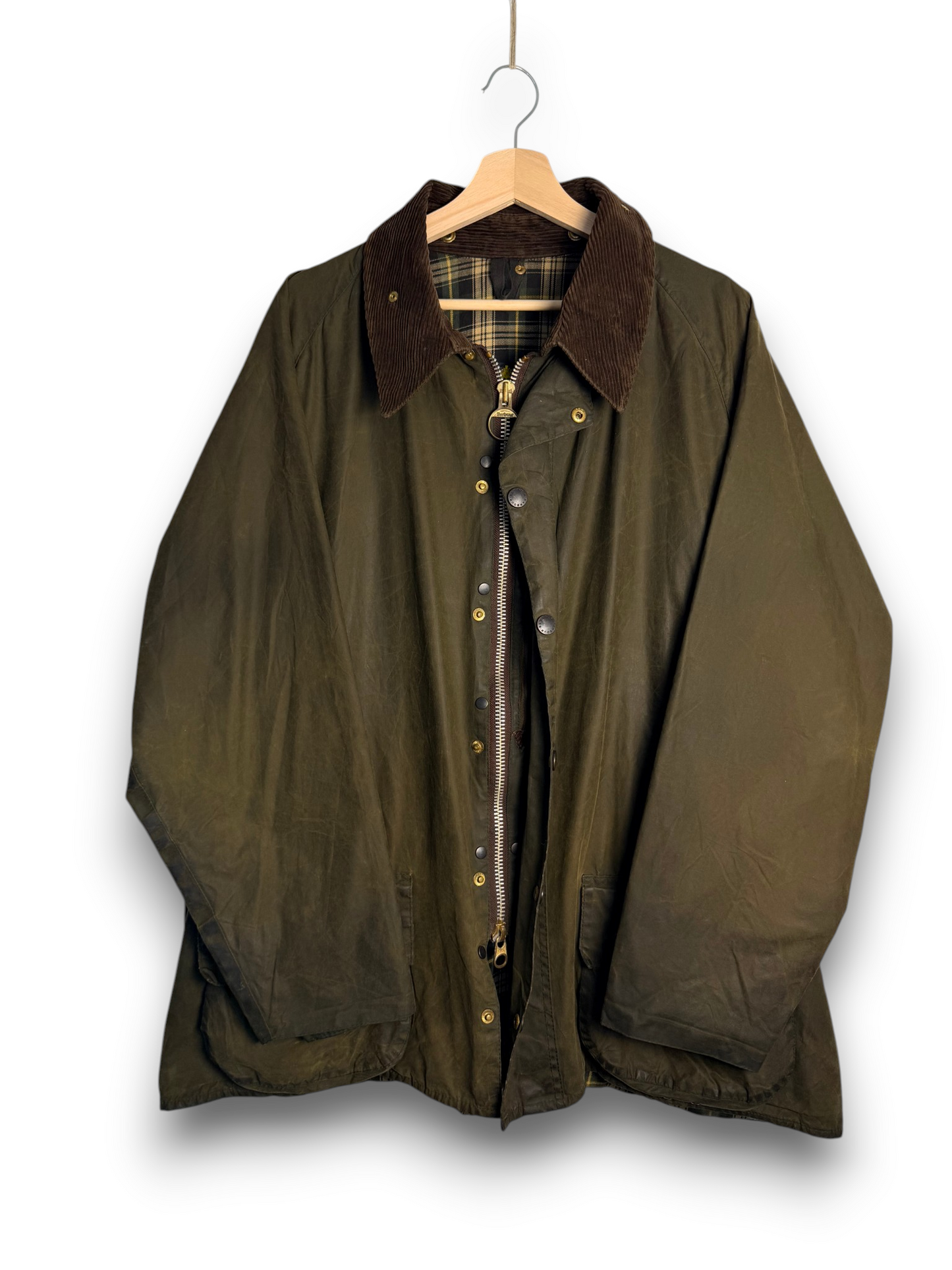 Barbour Beaufort 1992 Sage Green C52 / XXL Vintage Made in England