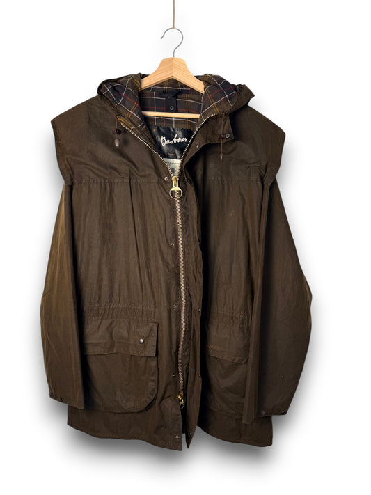 Barbour Classic Durham Wax Jacket – Olive – C44 / XL