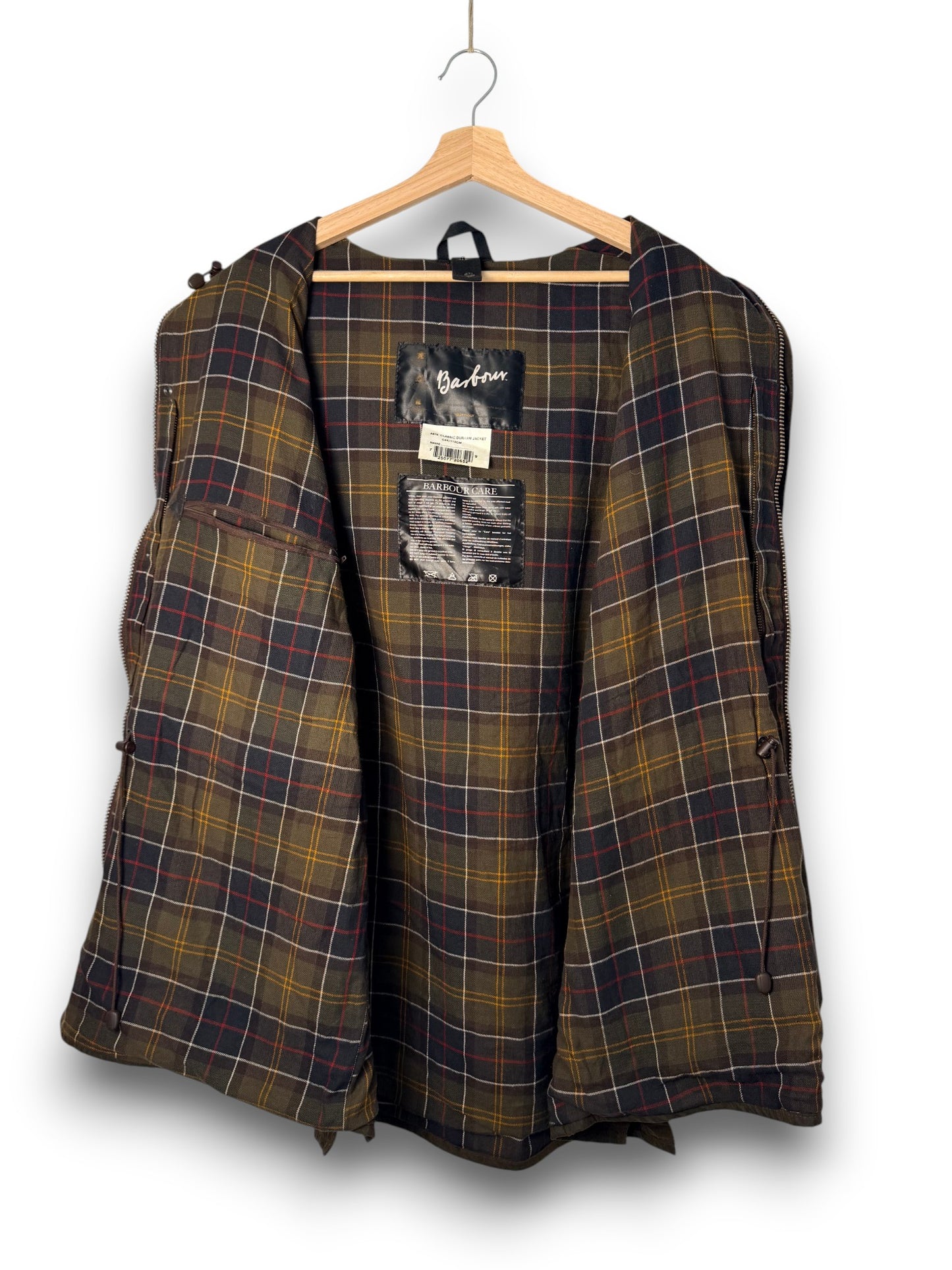 Barbour Classic Durham Wax Jacket – Olive – C44 / XL