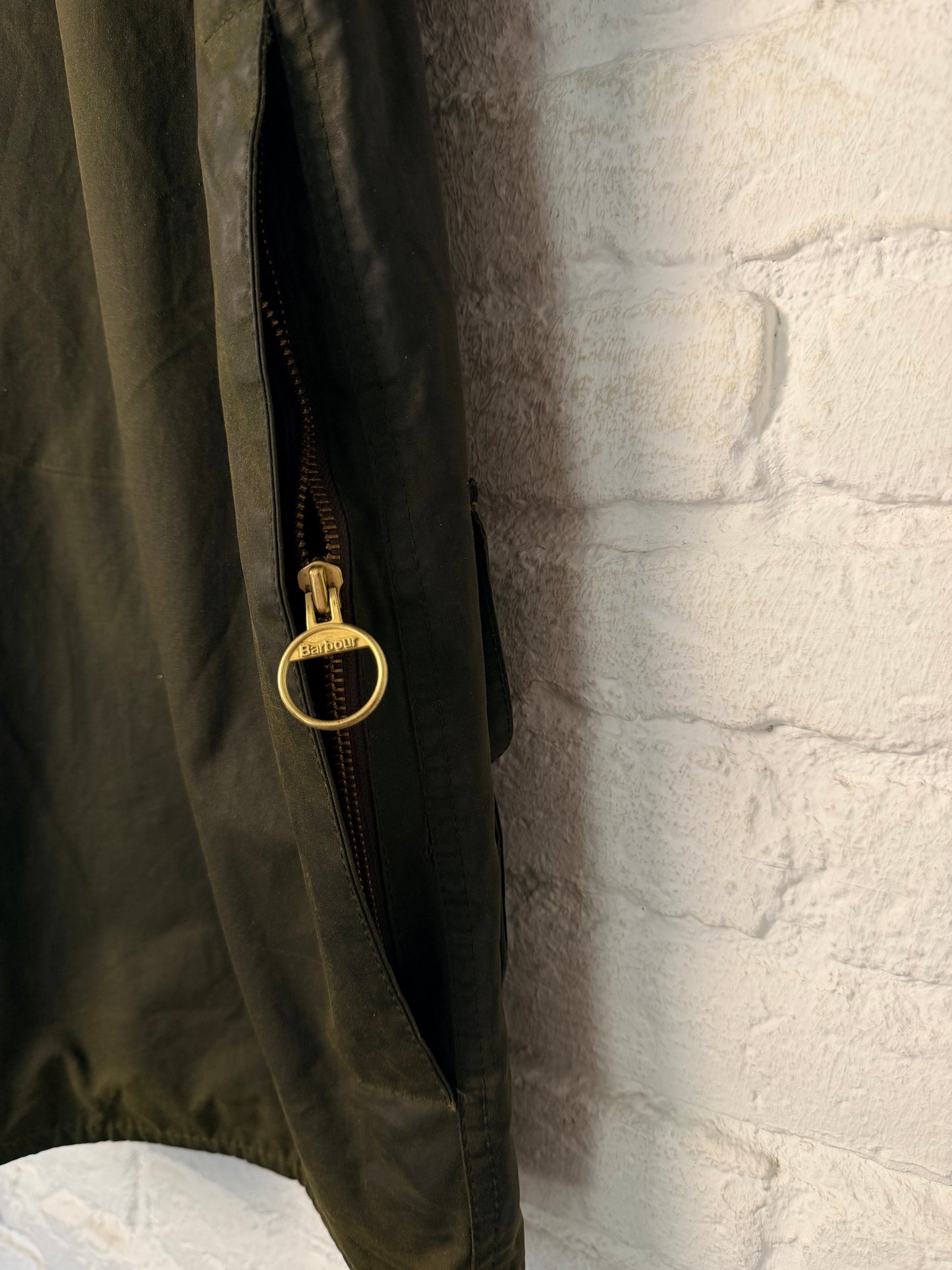 Barbour Beaufort 2000 Sage Green C38 / Medium Vintage Wax Jacket