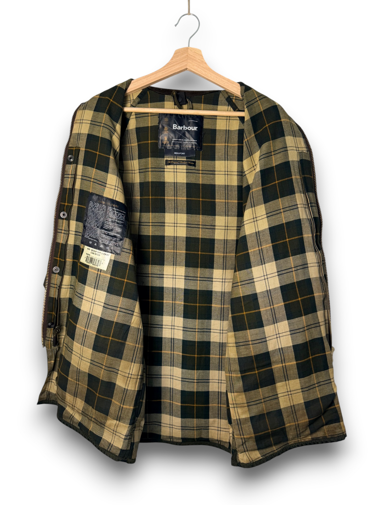 Barbour Beaufort 2000 Sage Green C38 / Medium Vintage Wax Jacket