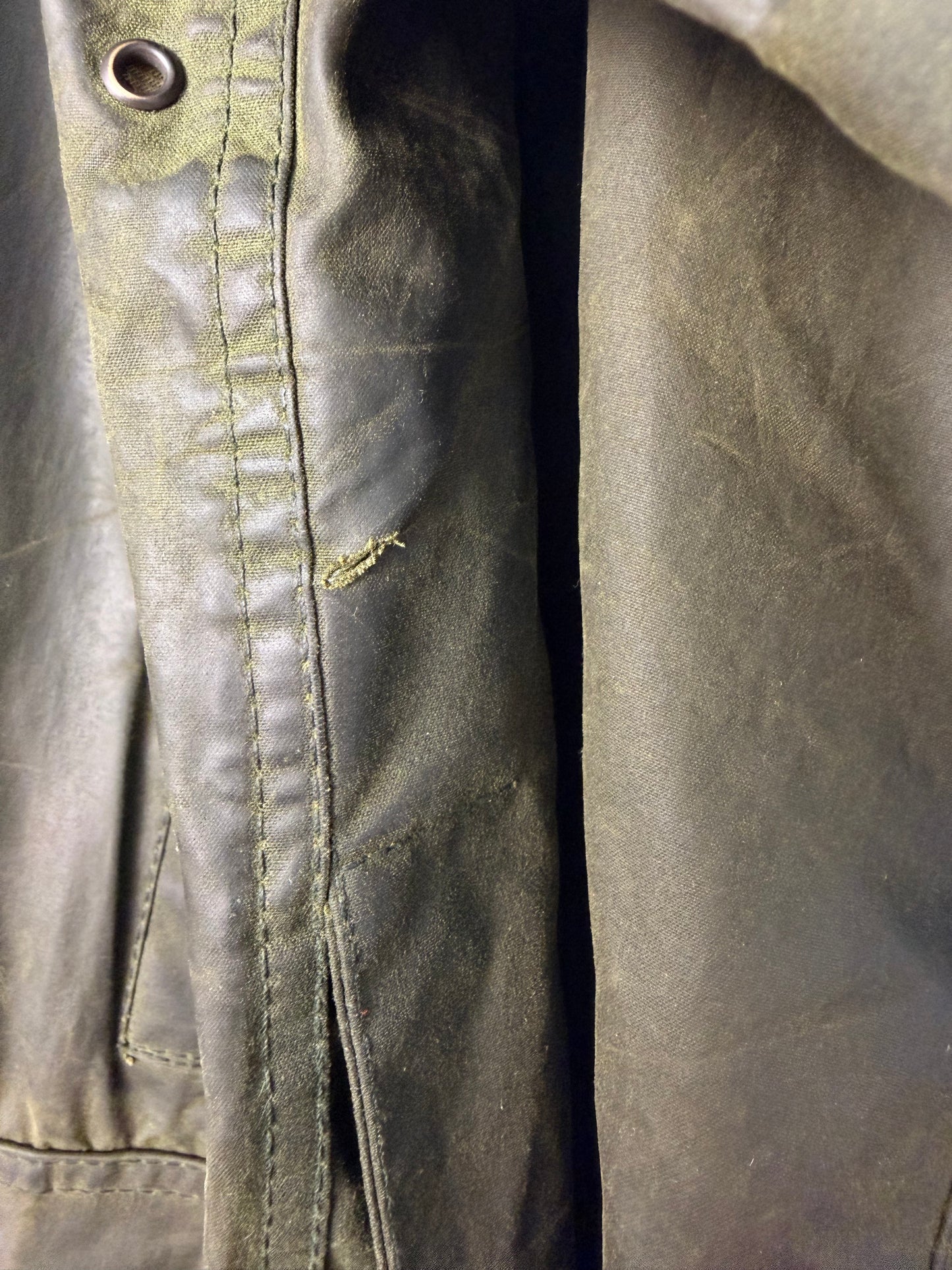 Barbour Beaufort 2000 Sage Green C38 / Medium Vintage Wax Jacket