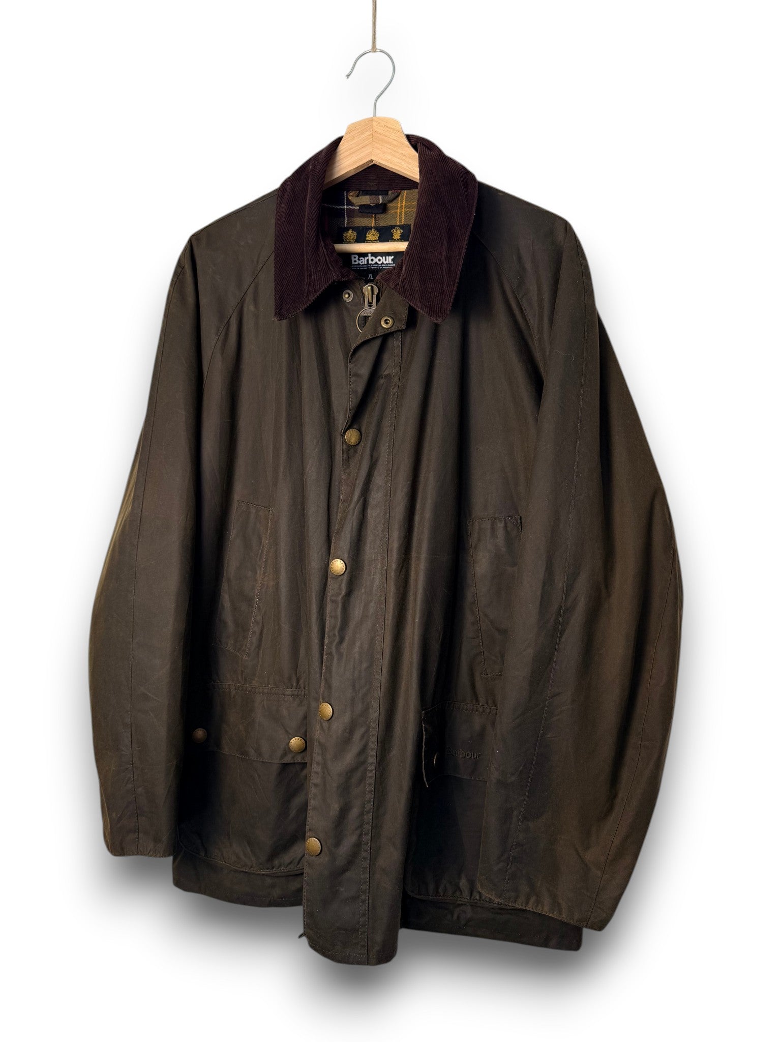 Barbour Ashby Wax Jacket – Olive – XL – Draps Barcelona