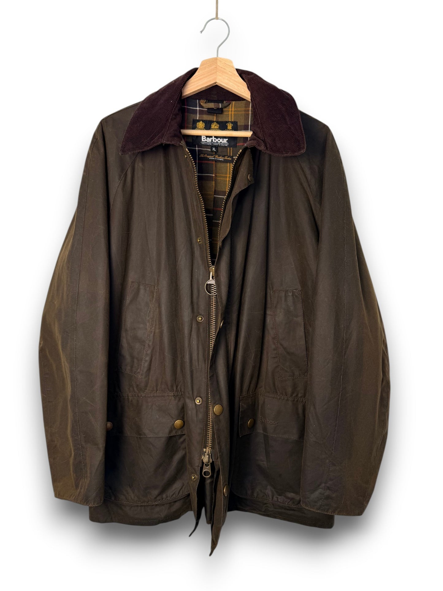 Barbour Ashby Wax Jacket – Olive – XL