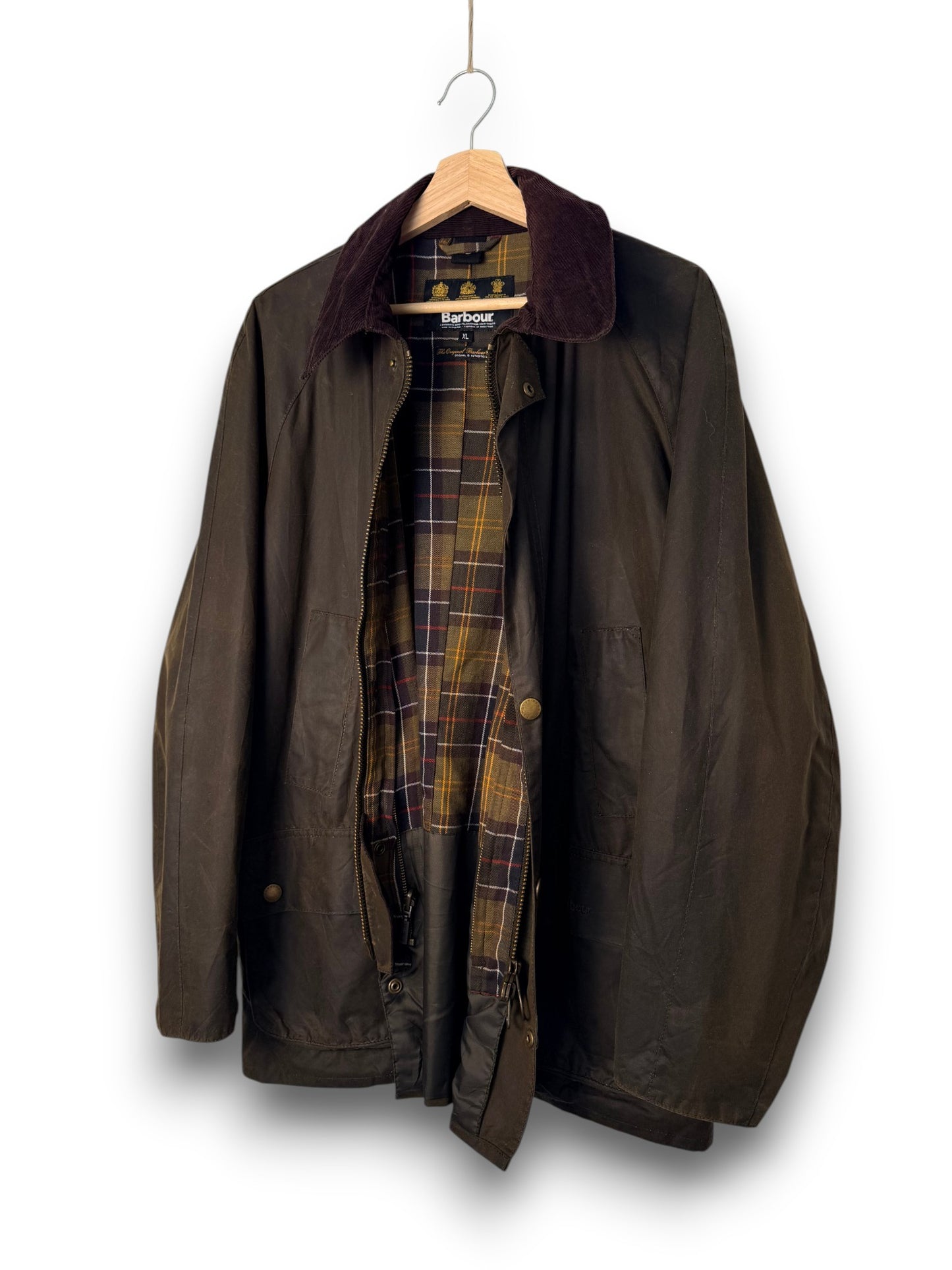 Barbour Ashby Wax Jacket – Olive – XL