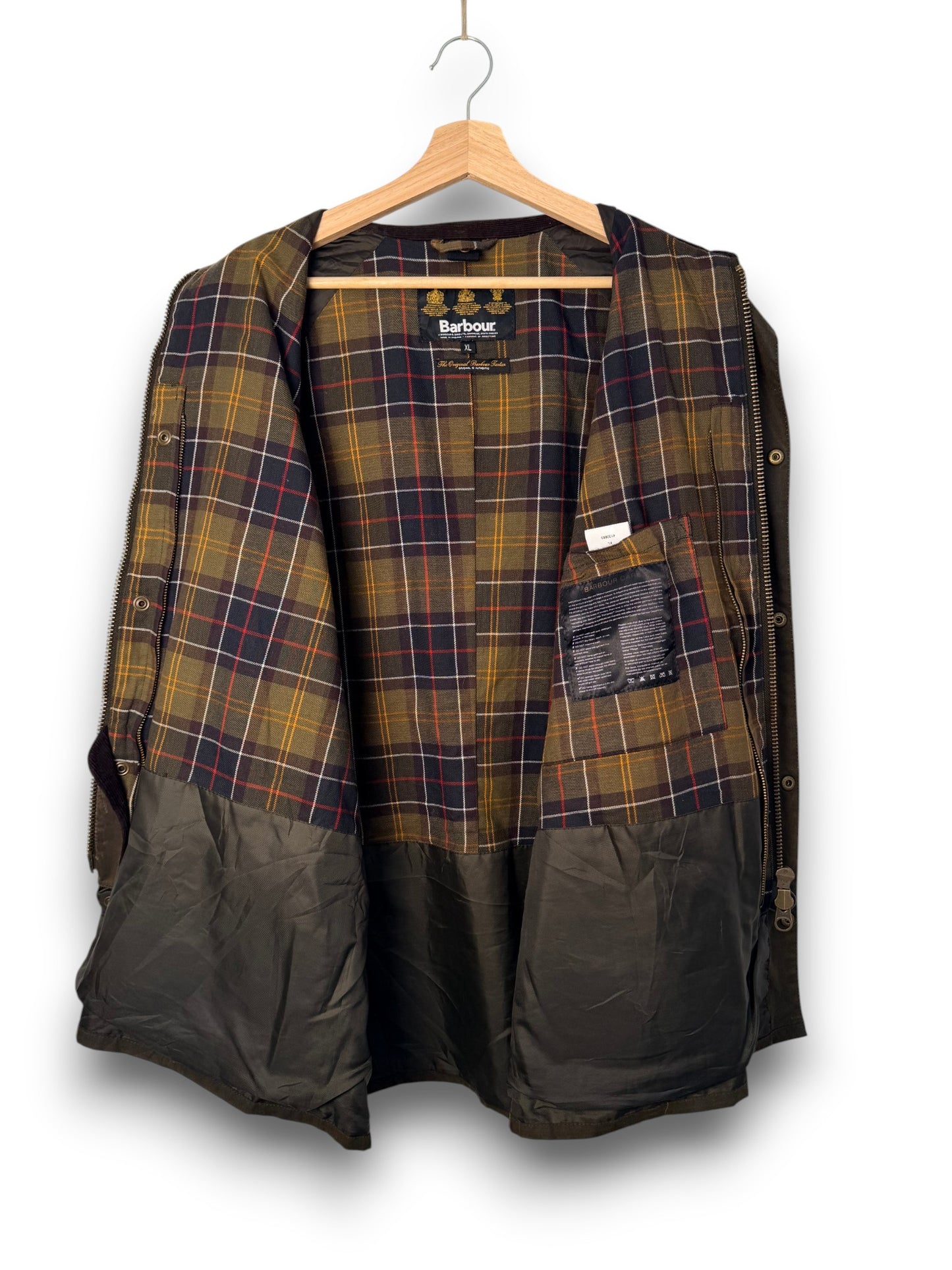 Barbour Ashby Wax Jacket – Olive – XL