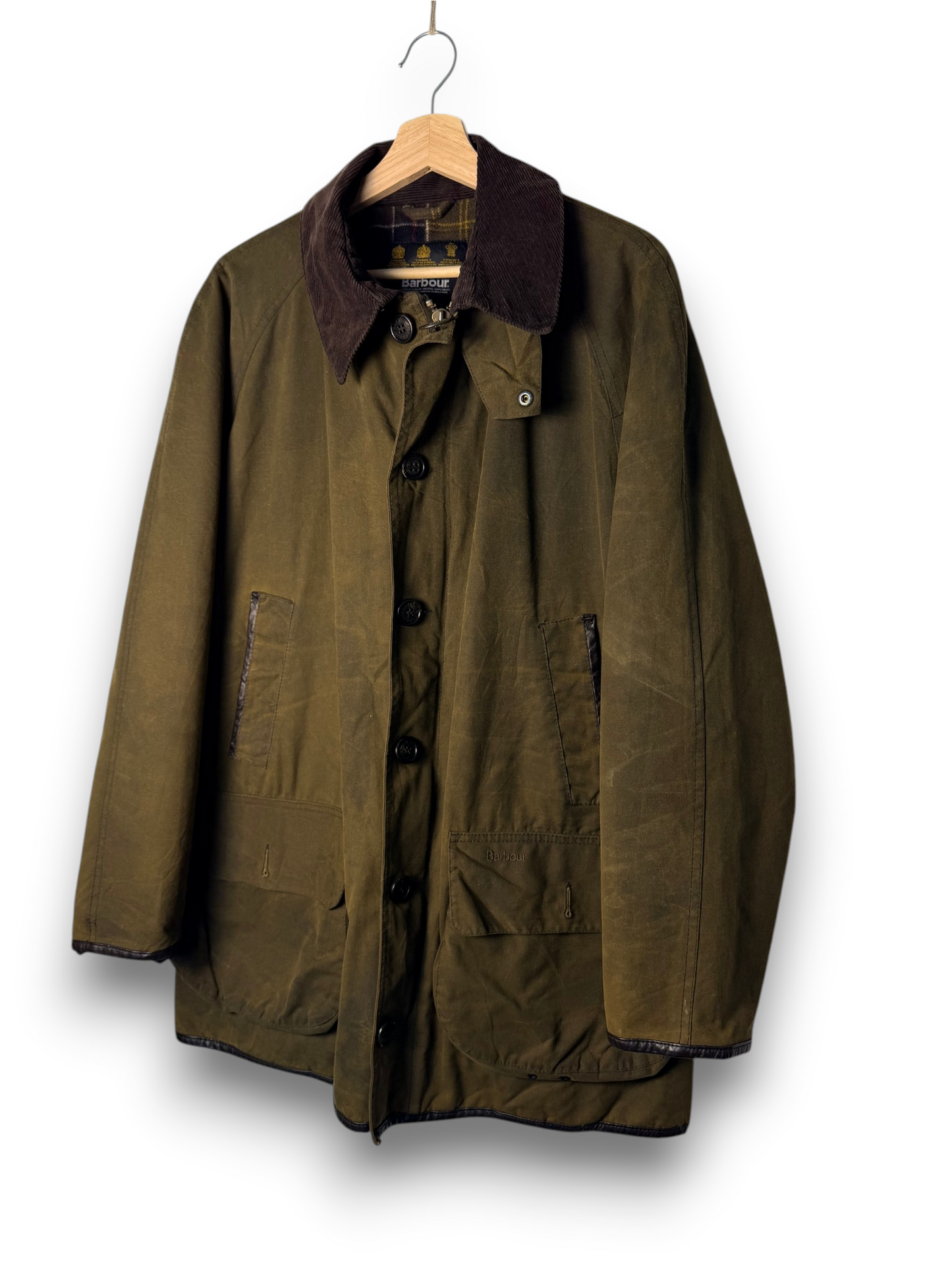 Barbour Longhurst XL Olive Vintage Wax Jacket