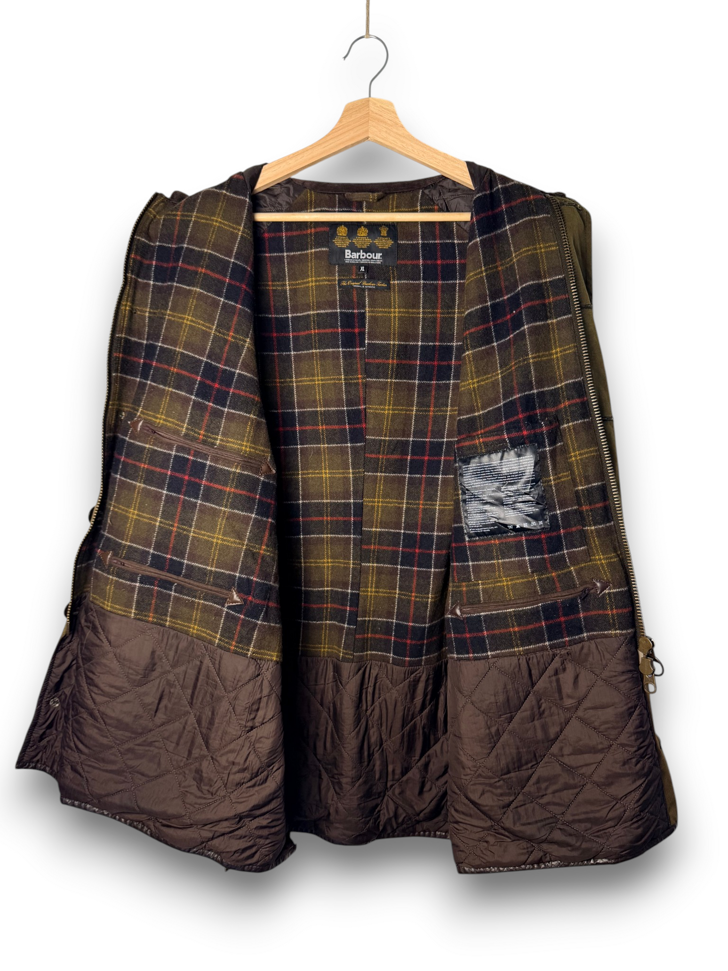 Barbour Longhurst XL Olive Vintage Wax Jacket