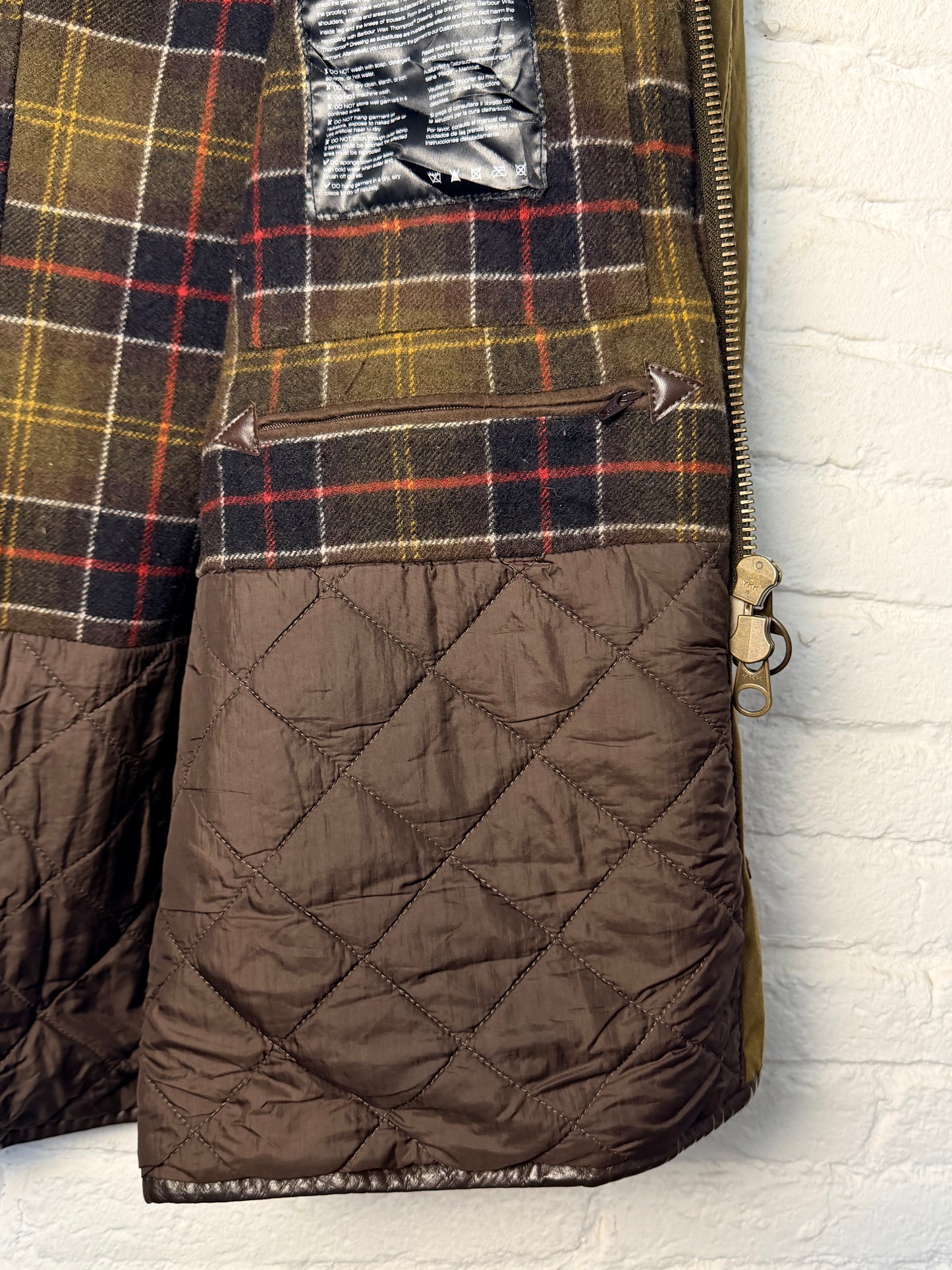 Barbour Longhurst XL Olive Vintage Wax Jacket