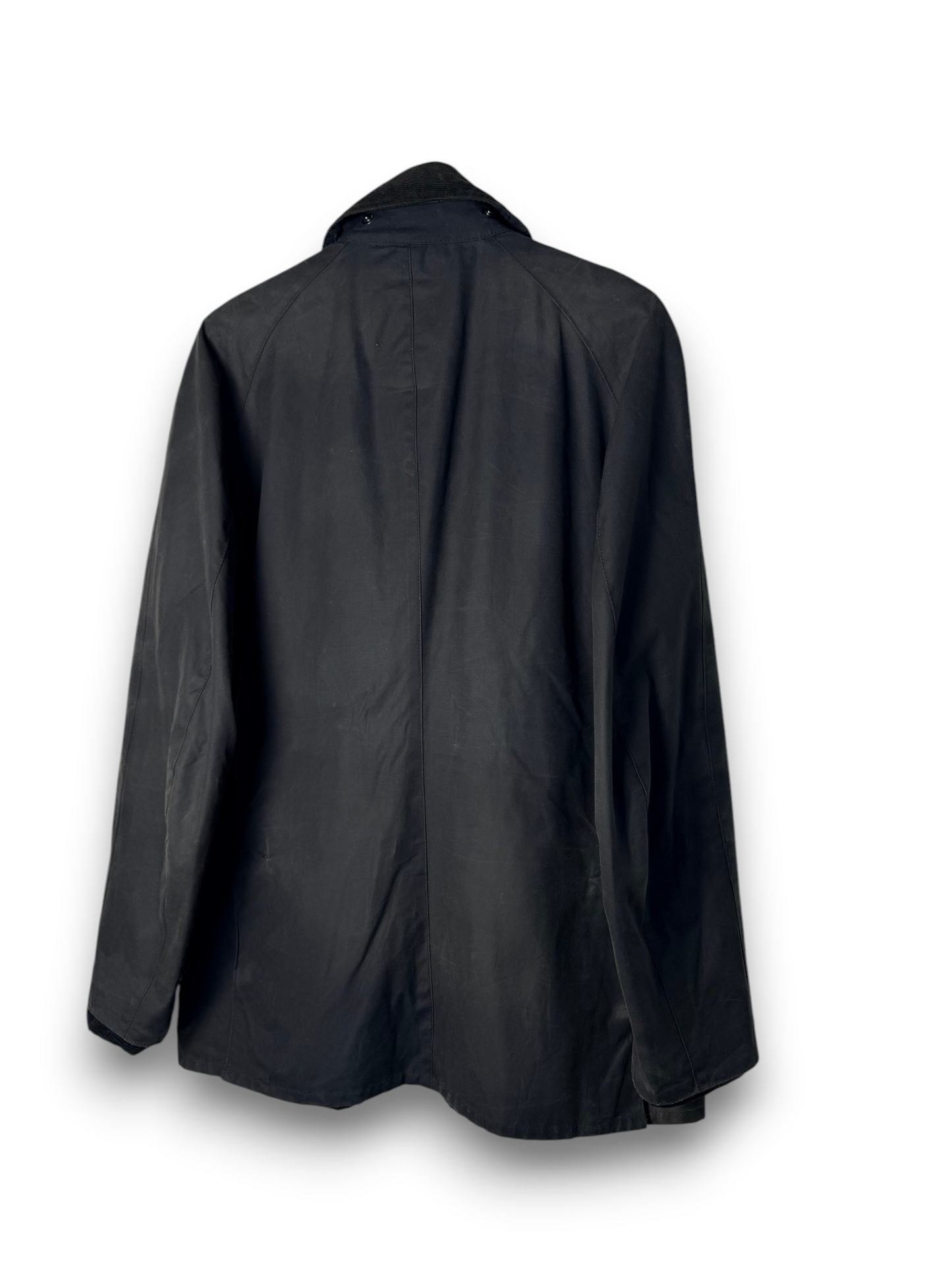 Barbour Ashby Wax Jacket Navy Blue L Vintage Slim Fit Cotton UK Heritage