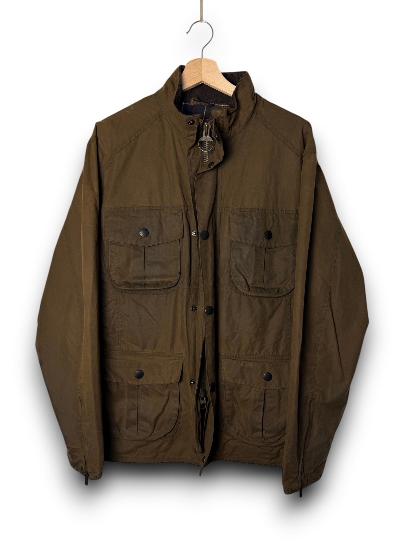 Barbour A416 New Utility Wax Jacket Sandstone L – Four Pocket Waxed Jacket