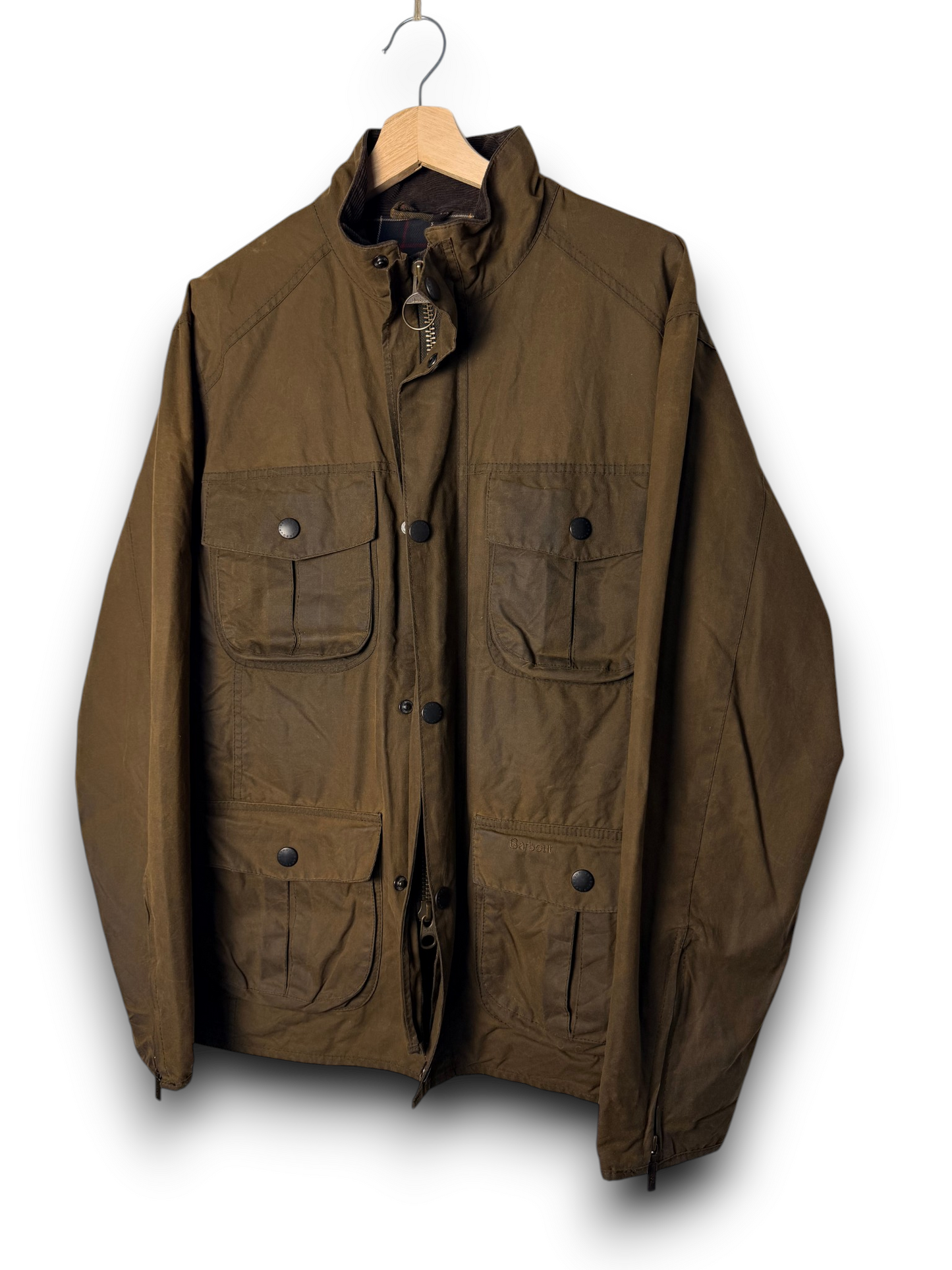 Barbour A416 New Utility Wax Jacket Sandstone L – Four Pocket Waxed Jacket