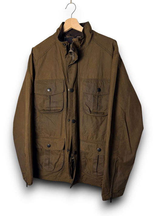 Barbour A416 New Utility Wax Jacket Sandstone L – Four Pocket Waxed Jacket