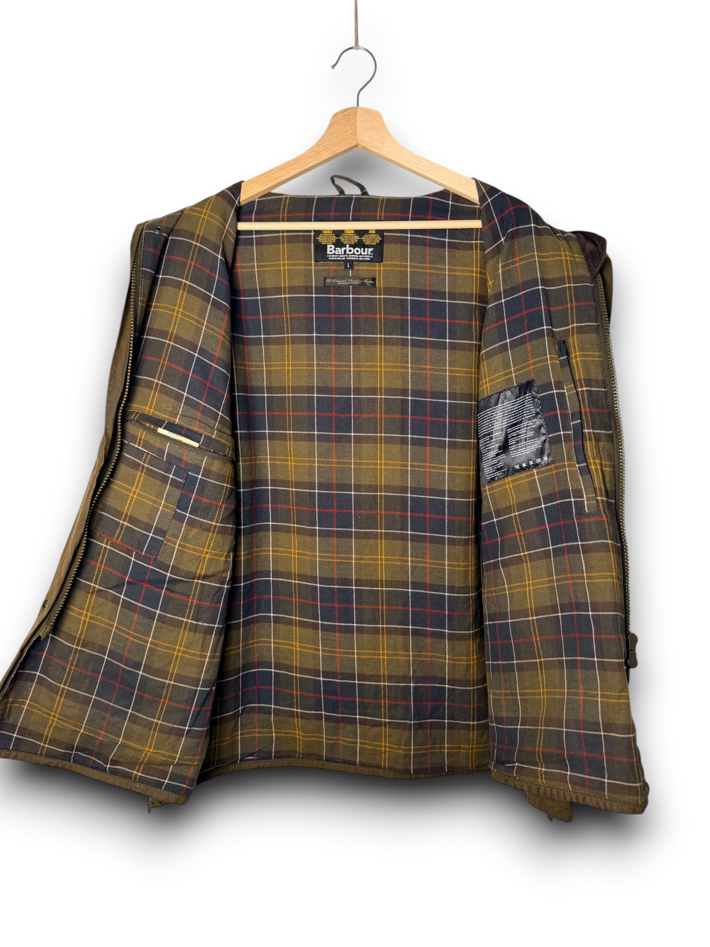 Barbour A416 New Utility Wax Jacket Sandstone L – Four Pocket Waxed Jacket