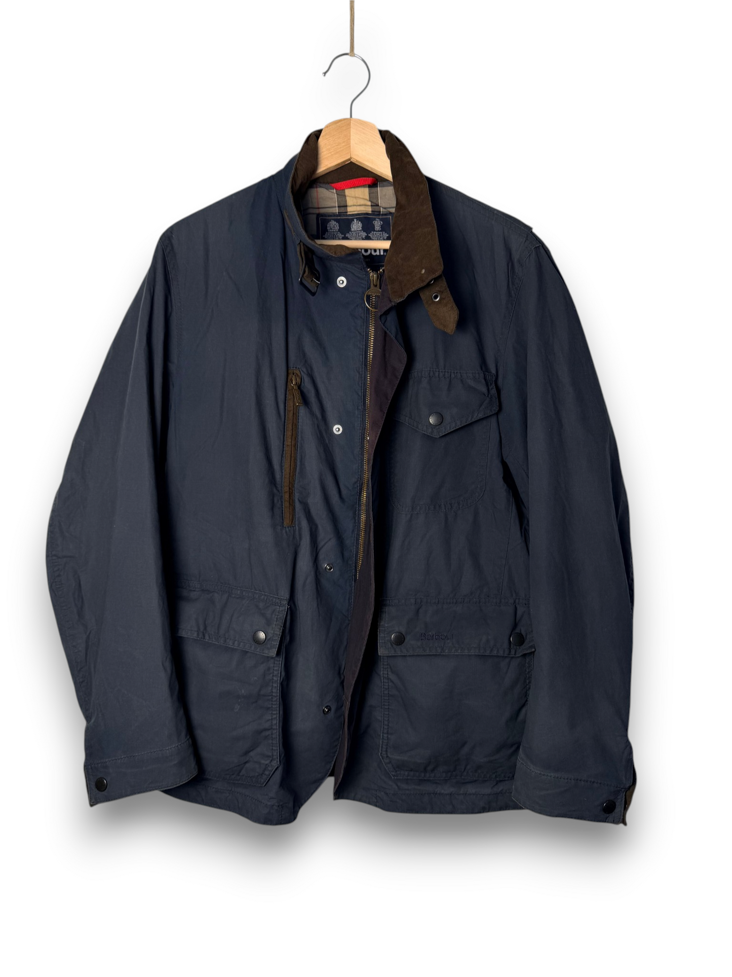 Barbour Kenmore Lightweight Wax Jacket Blue S – Lightweight Waxed Jacket