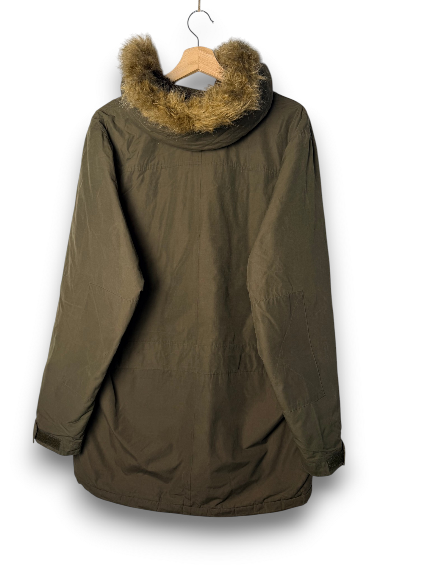 Barbour Dept B Propulsion Parka Olive L Hooded Technical Cotton Jacket