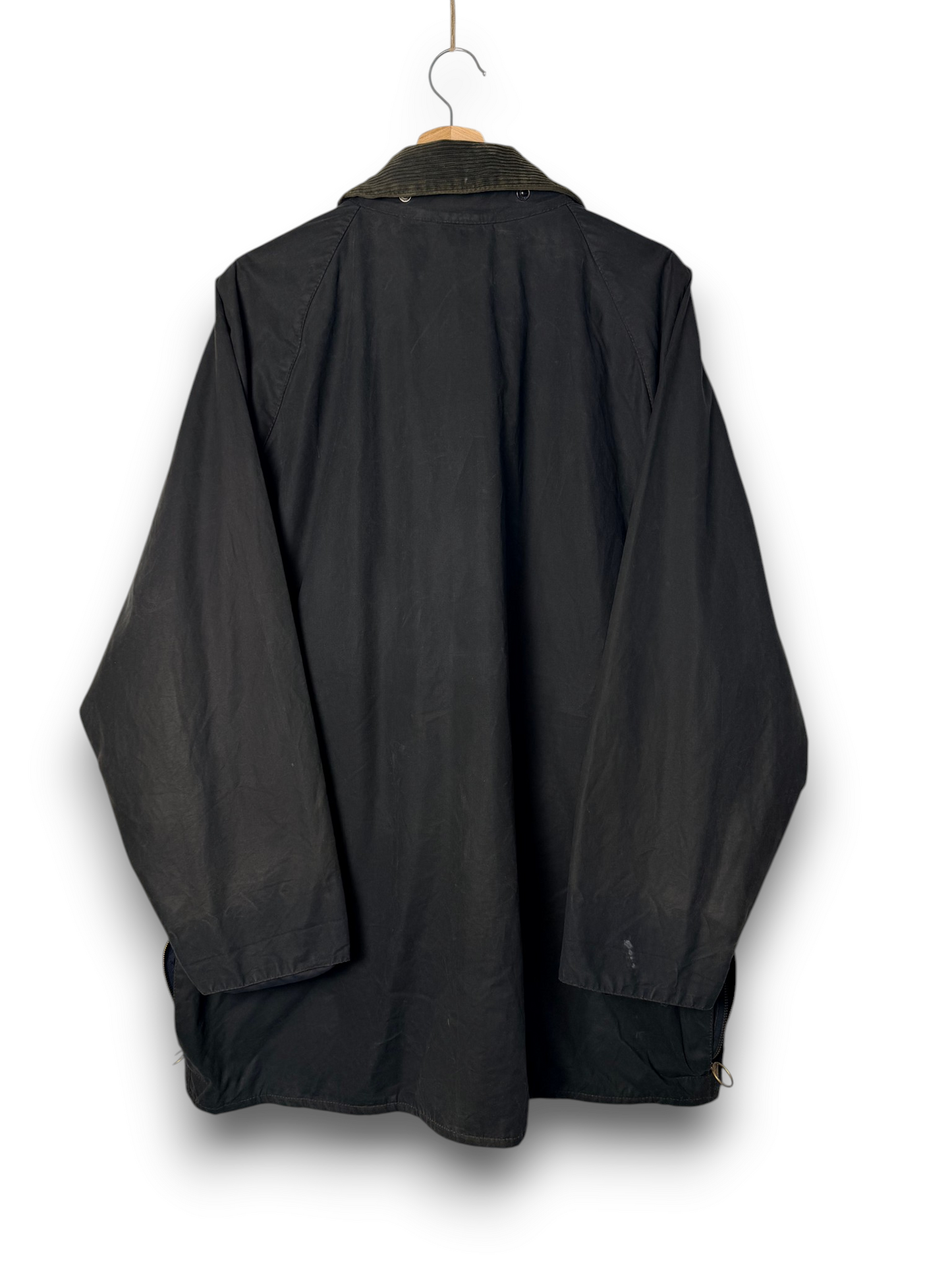 Vintage Barbour Beaufort C46 XL Navy Wax Jacket Made in England Heritage