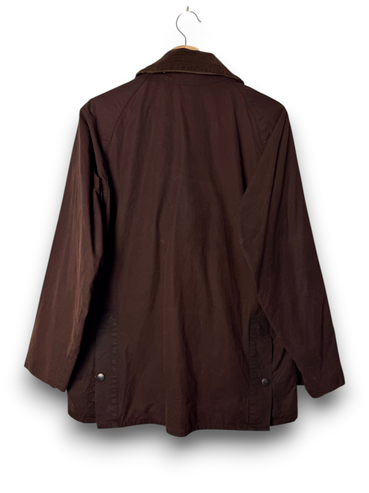 Vintage Barbour Bedale Wax Jacket Brown C38 Medium 1996 Made in England