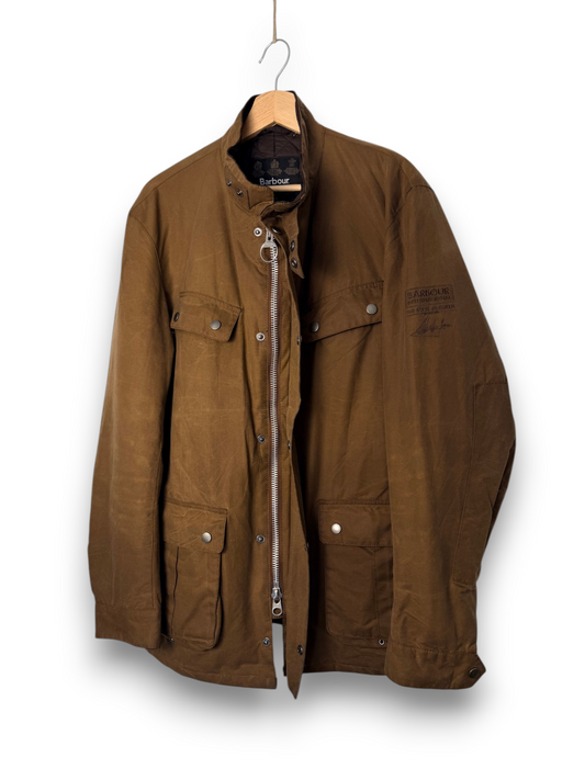 Barbour Duke Steve McQueen Collection Wax Jacket Sandstone XL