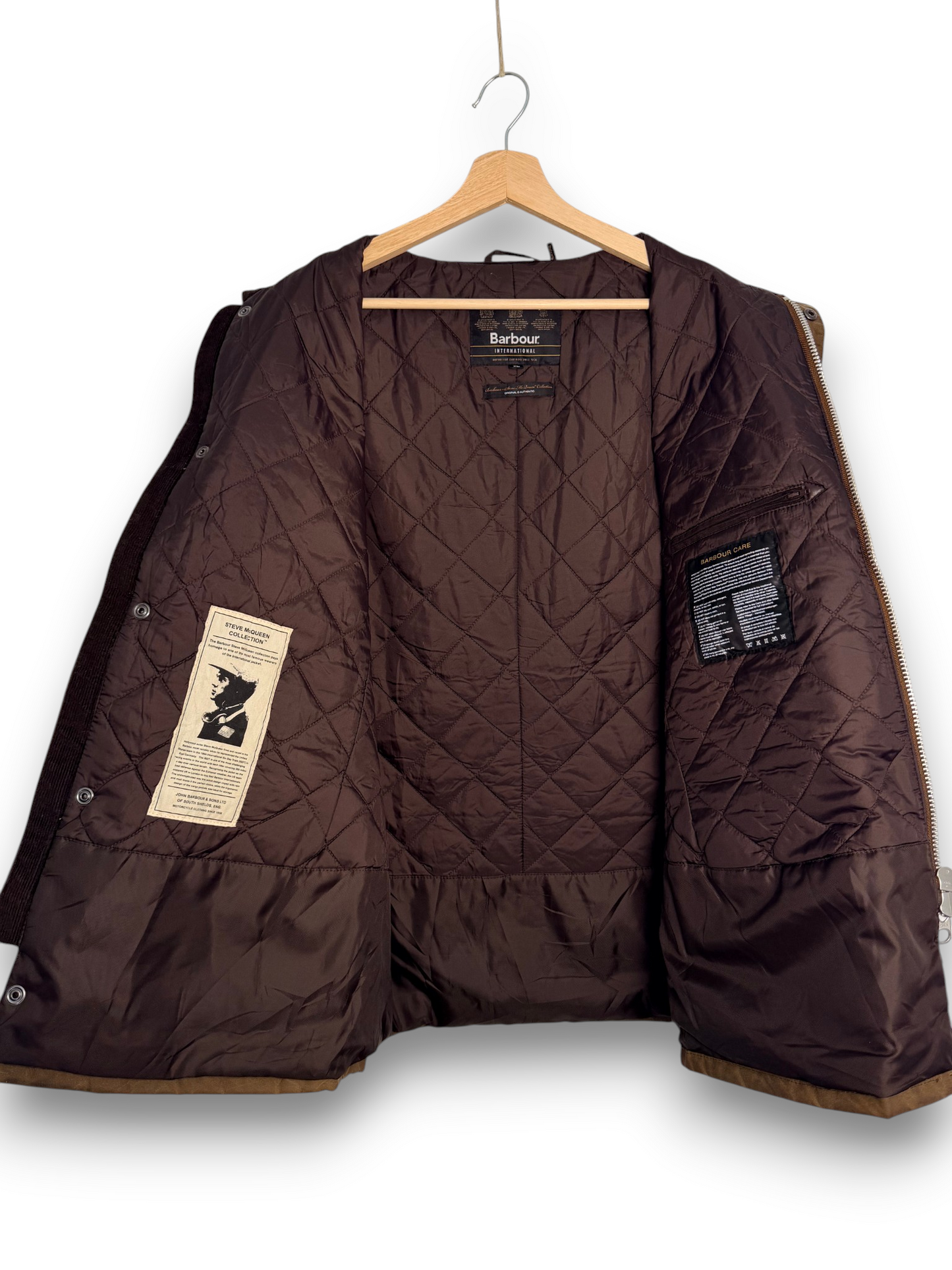 Barbour Duke Steve McQueen Collection Wax Jacket Sandstone XL