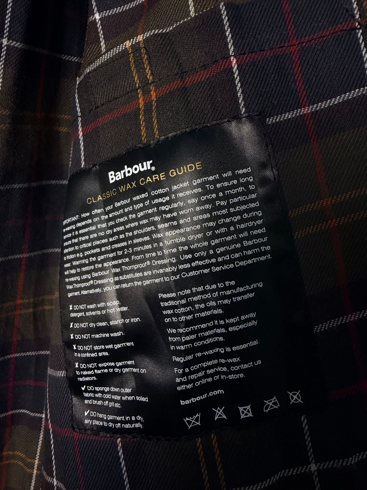 Barbour Ashby Olive Wax Jacket M Modern Made in England
